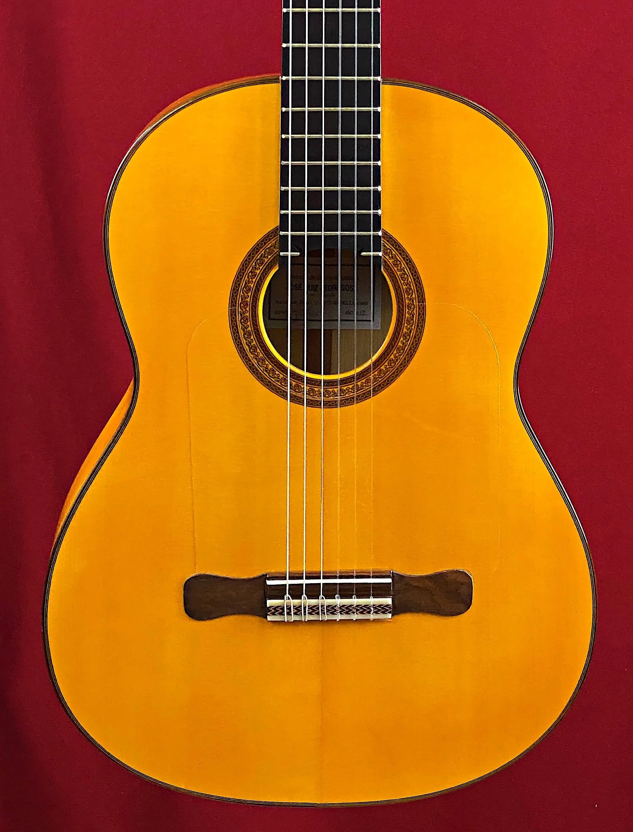 2012 Jose Ruiz Pedregosa Concert Flamenco Guitar