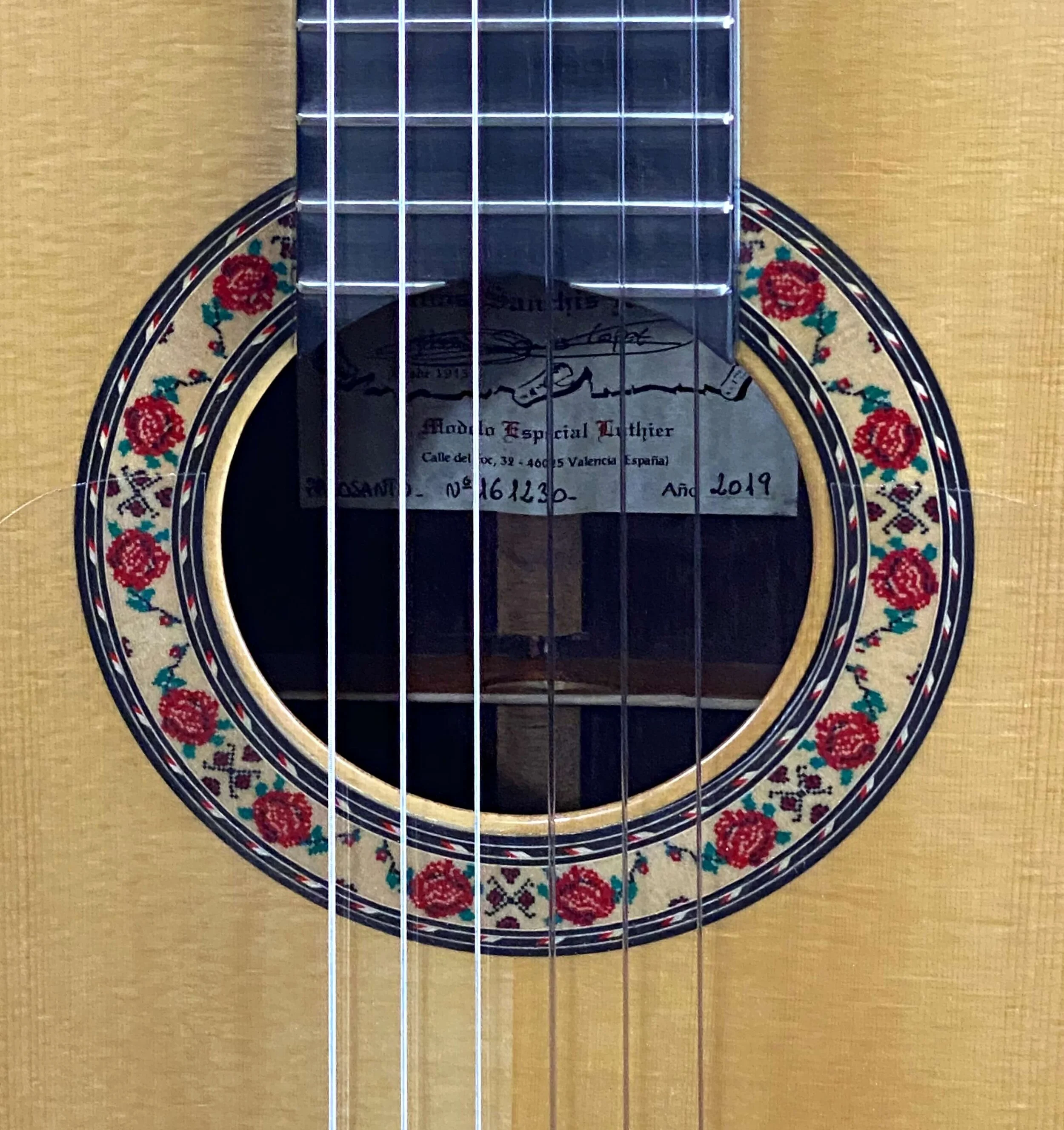 2019 Ricardo Sanchis Carpio Model RSC Luthier Especial Flamenca Negra Guitar