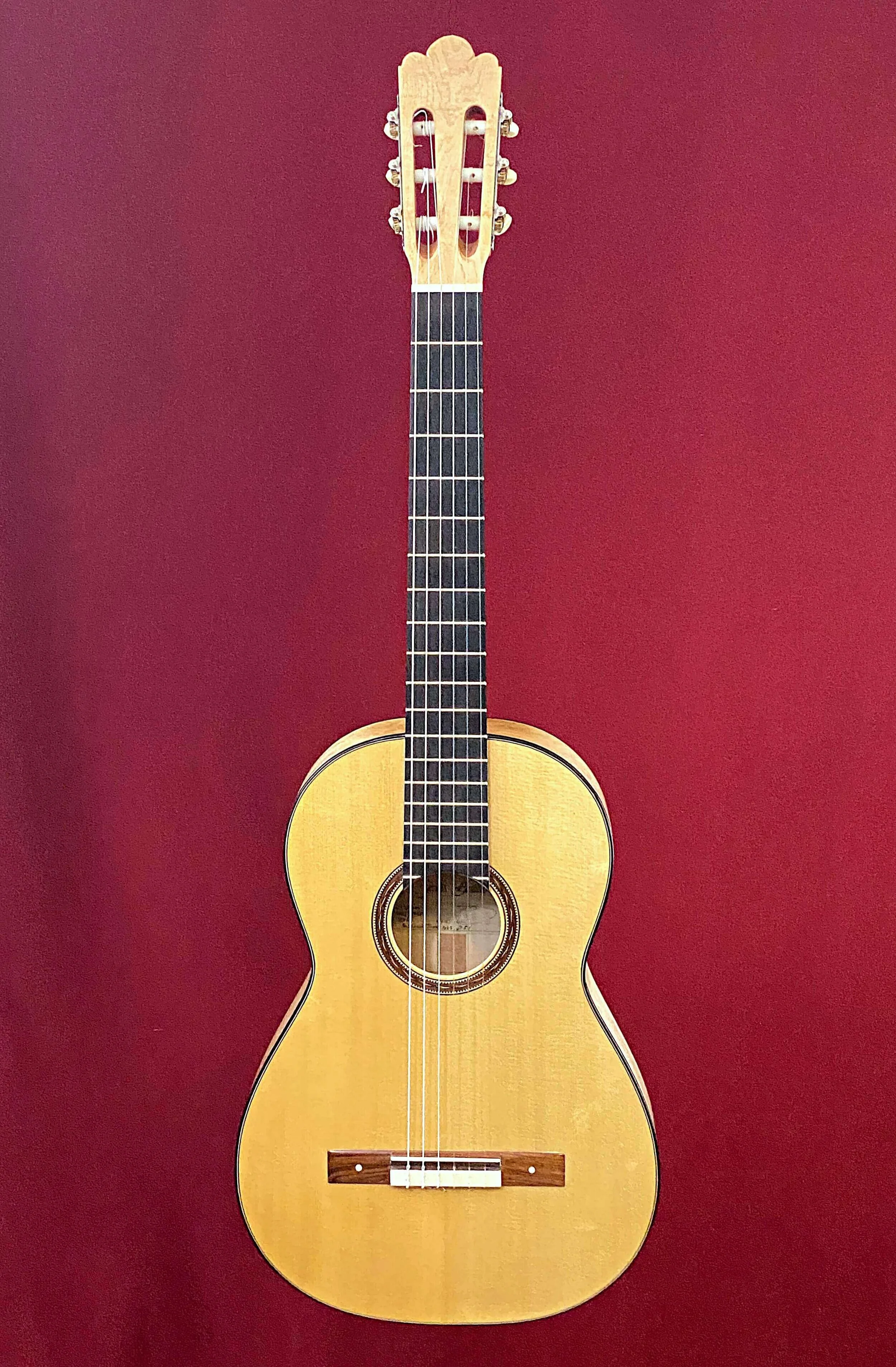 2018 Jesus Bellido, Recreation of 1883 Antonio Torres SE-54 classical guitar