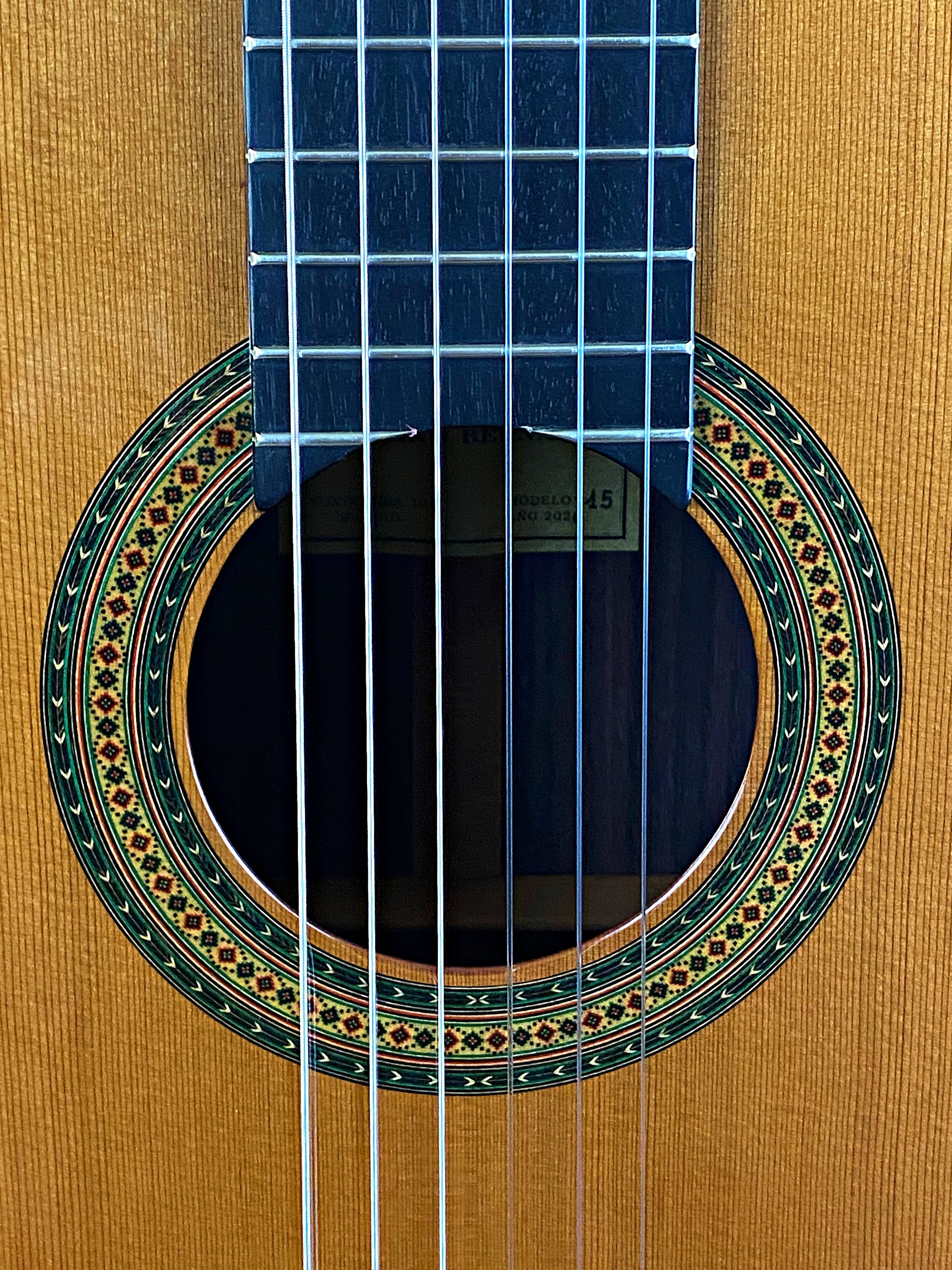 2020 Paulino Bernabe M-15 Concert Classical Guitar rz