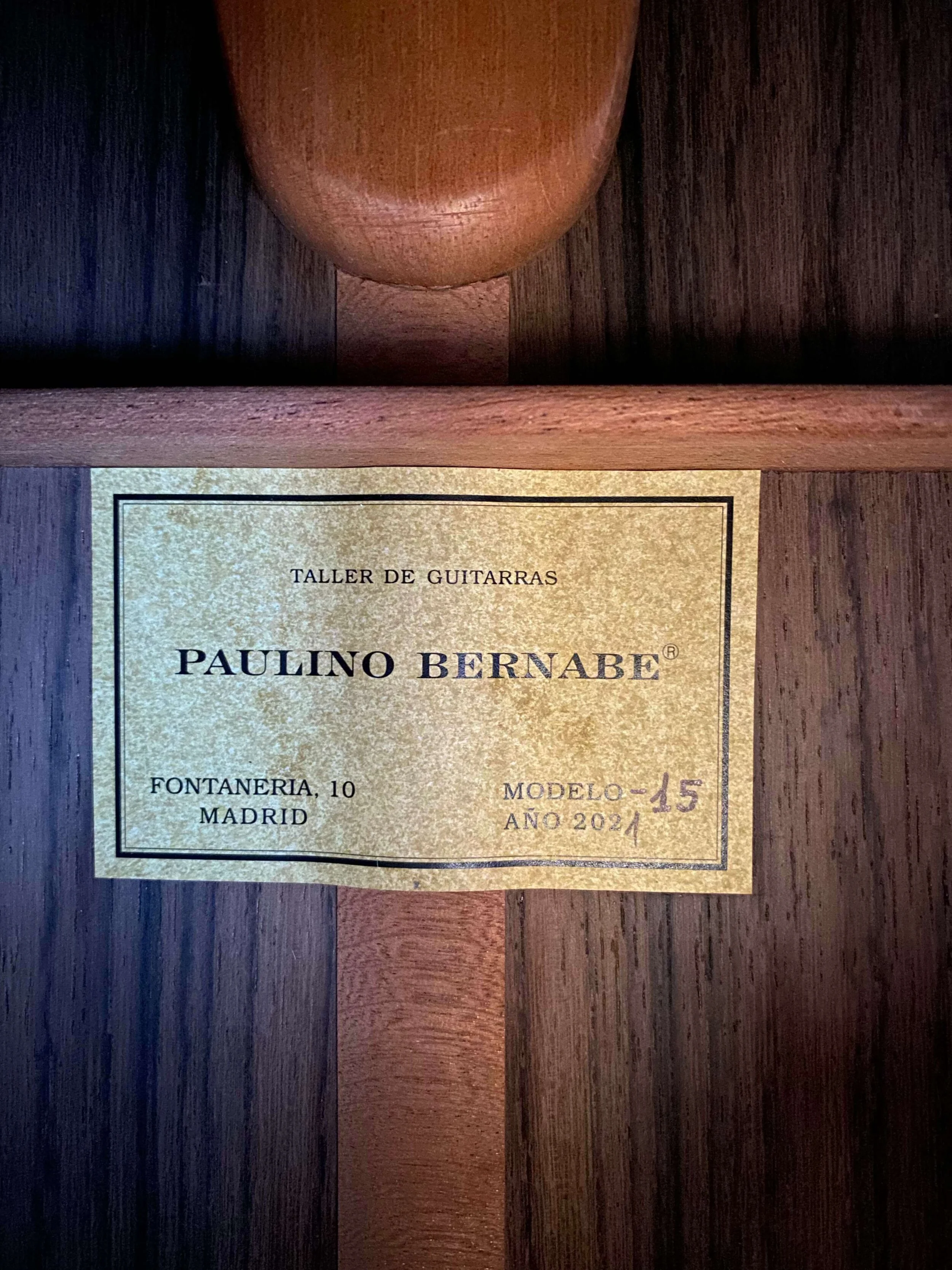 Paulino Bernabe M-15 (cedar), Classical Guitar