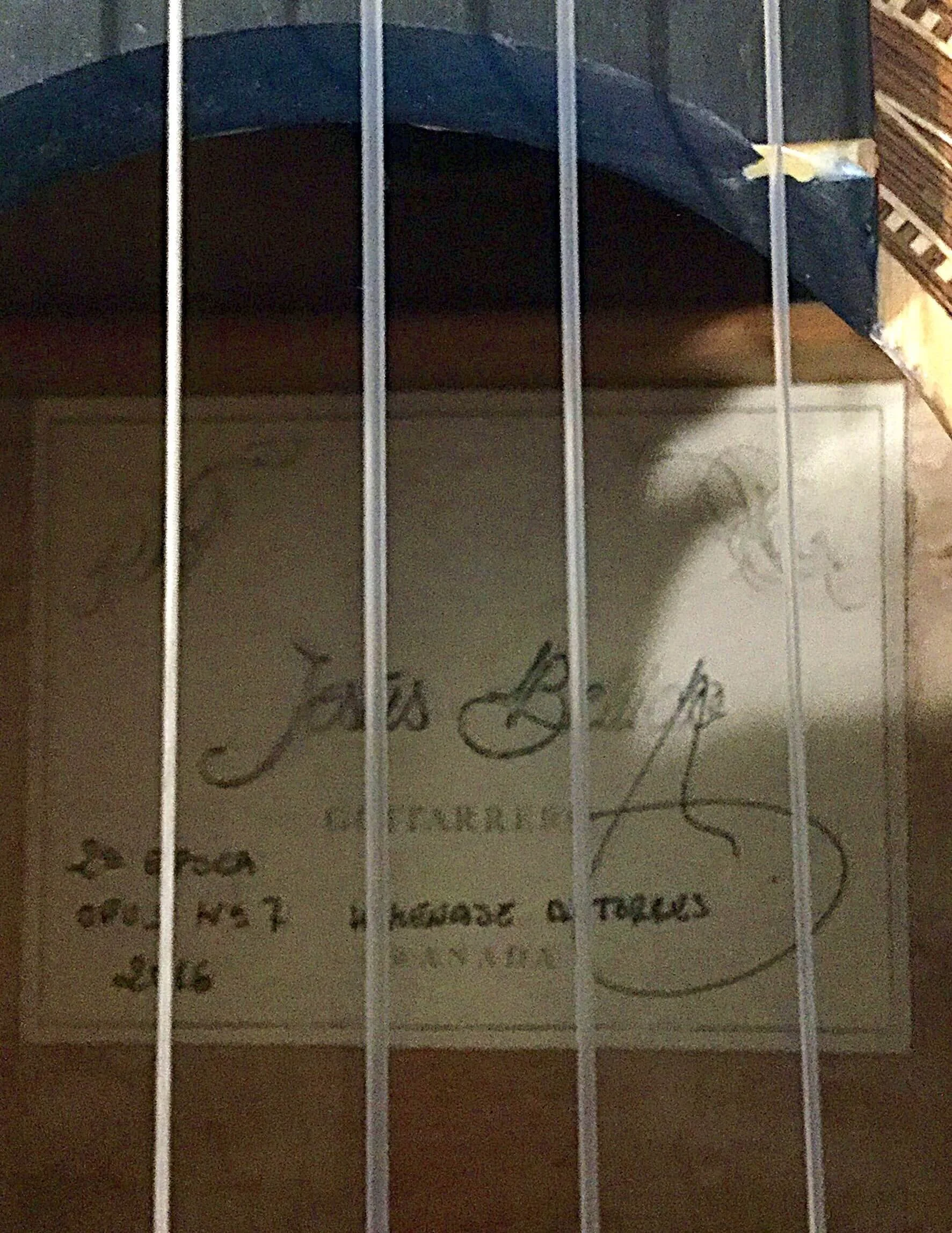 2016 Jesus Bellido Model Homaje a Torres classical guitar