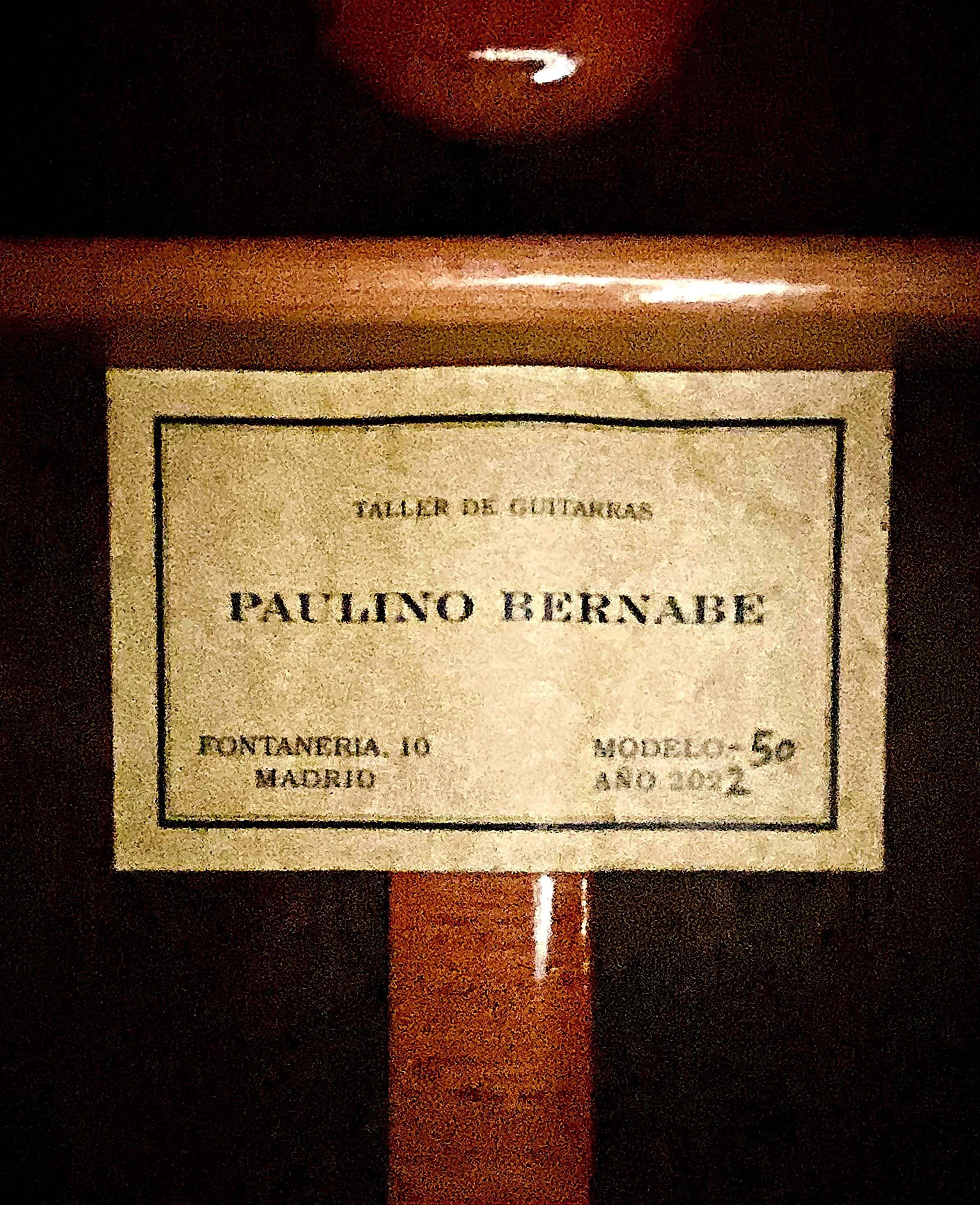 2022 Paulino Bernabe M50 Classical Guitar