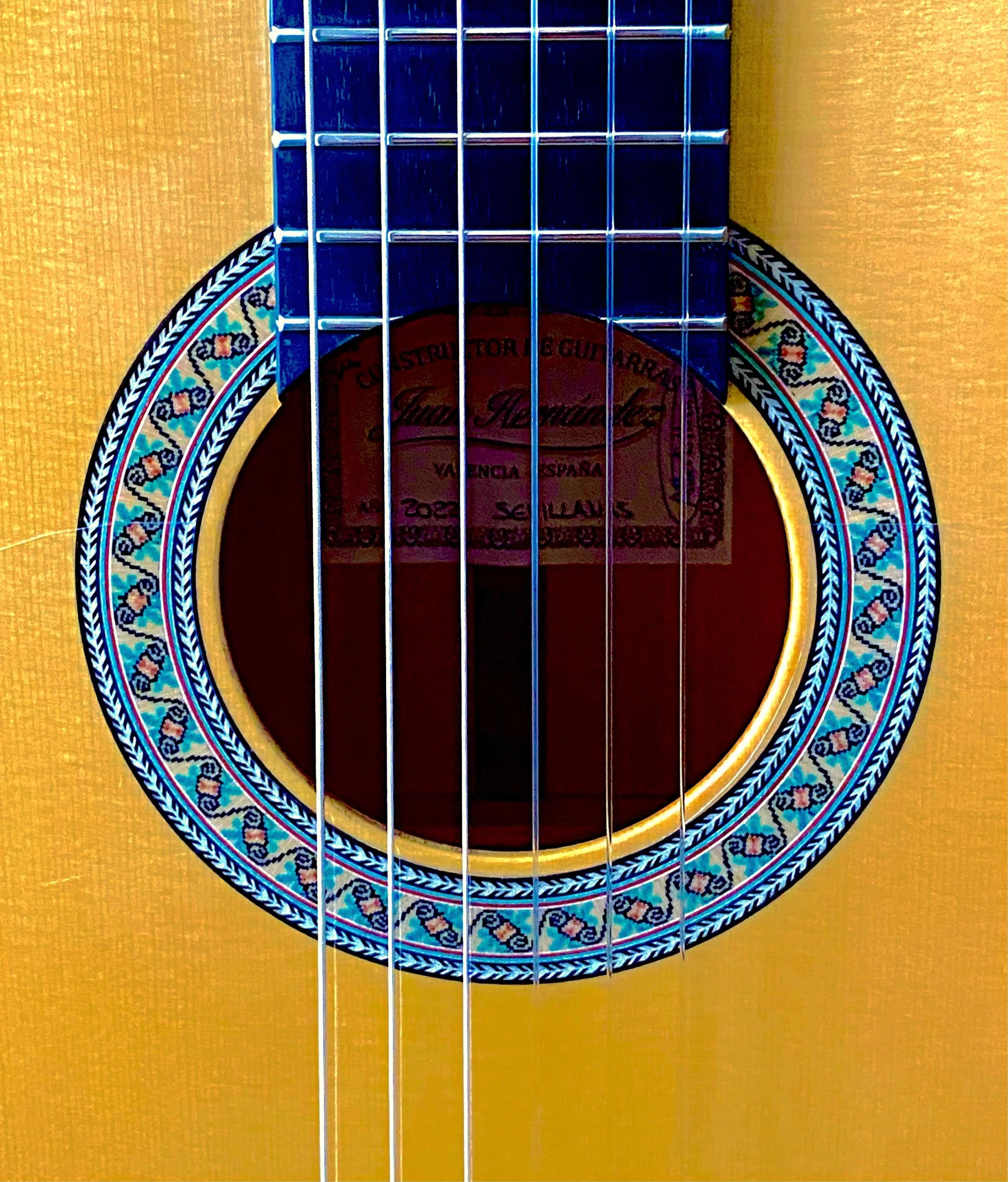 2022 Juan Hernandez, Model Sevillanas Flamenco guitar