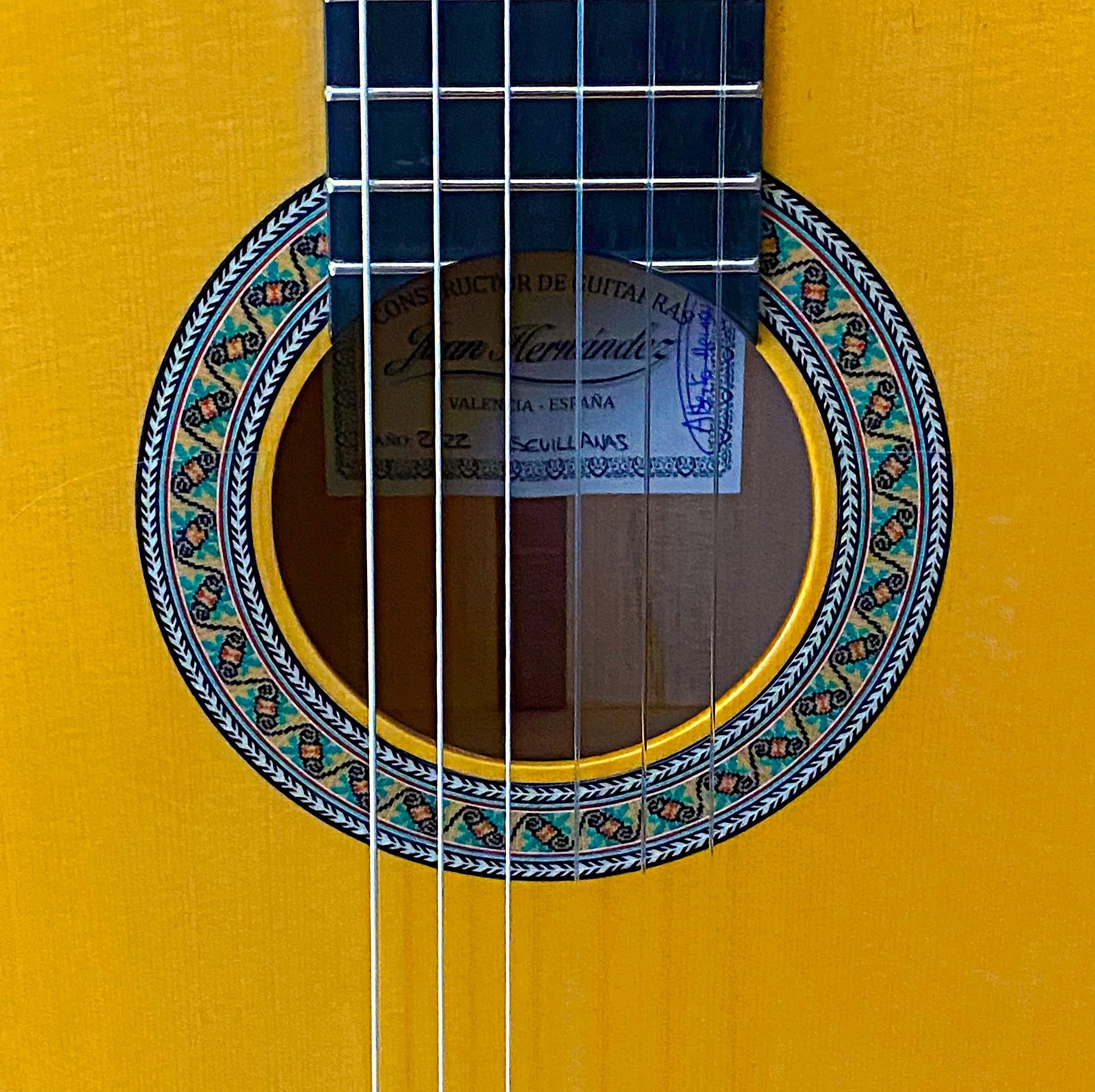 2022 Juan Hernandez, Sevillanas Model, flamenco guitar