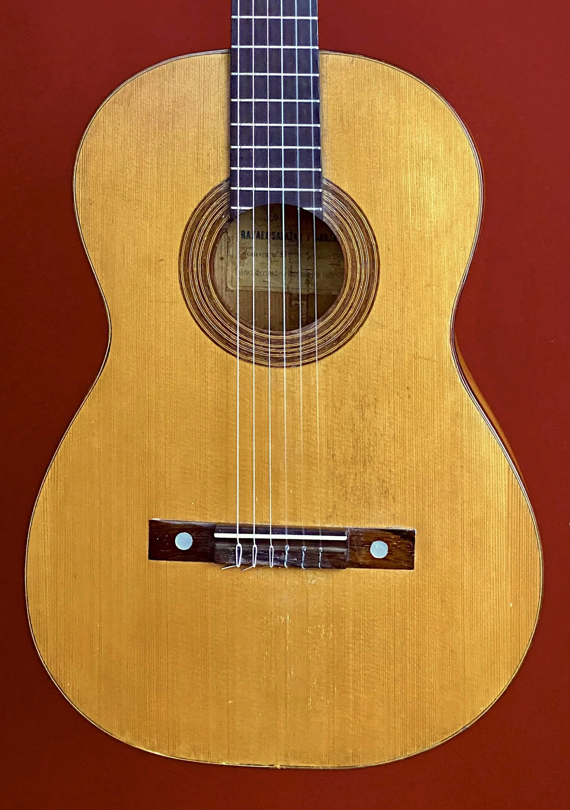 1878 Rafael Salazar y Grajales guitar