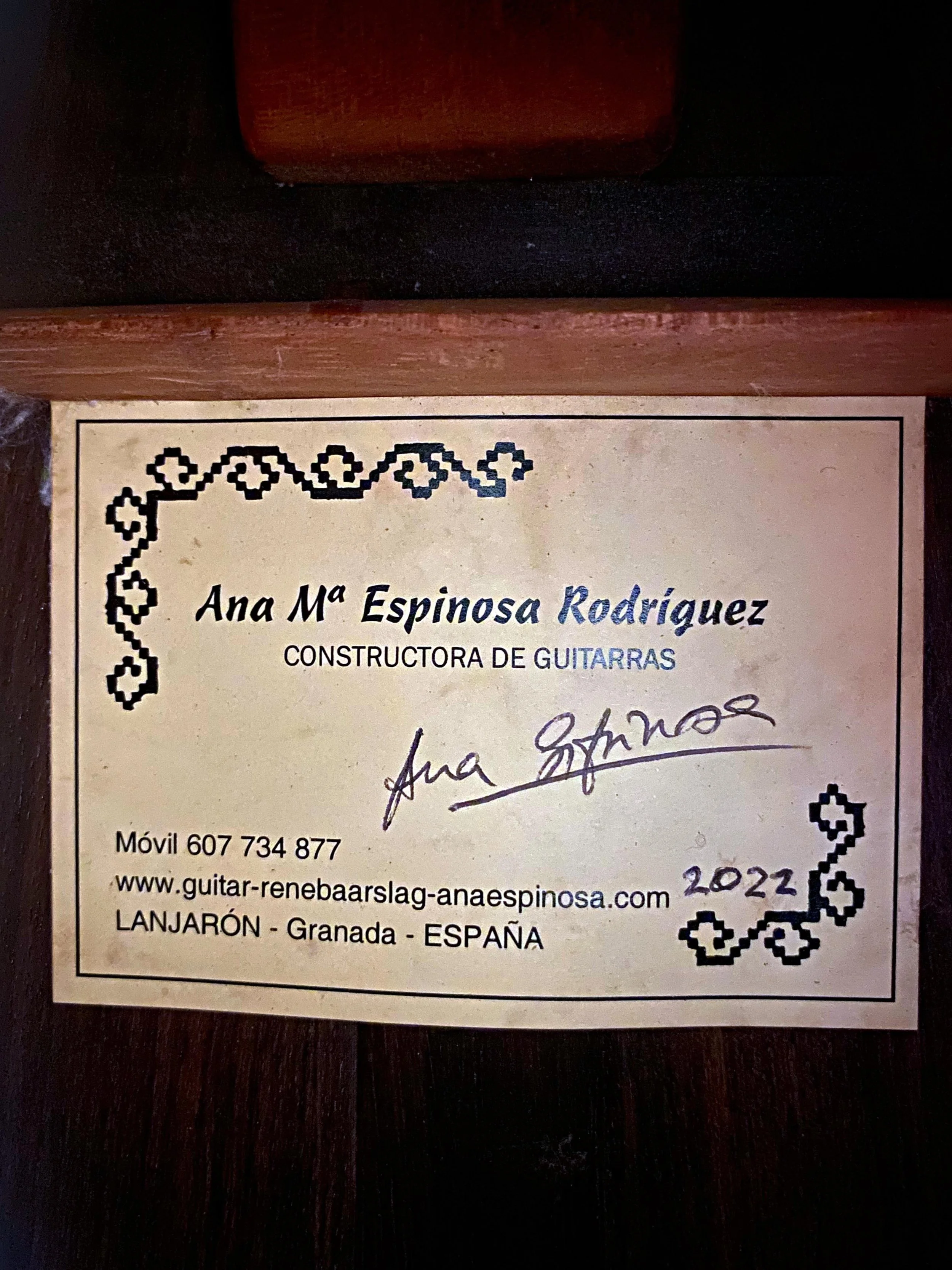 2022 Ana Espinosa Rodriguez Classical Guitar