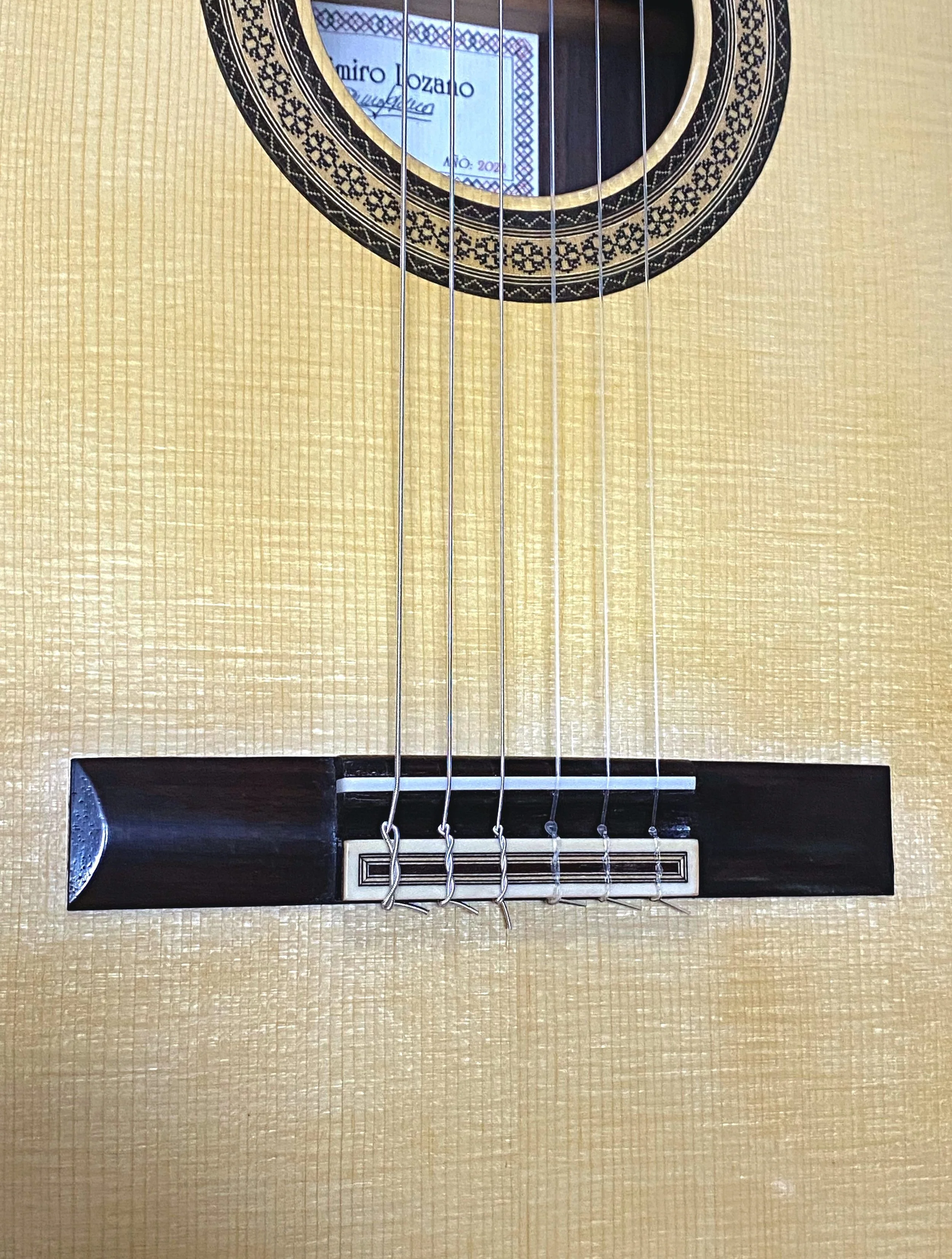 2022 Casimiro Lozano, double top, classical guitar