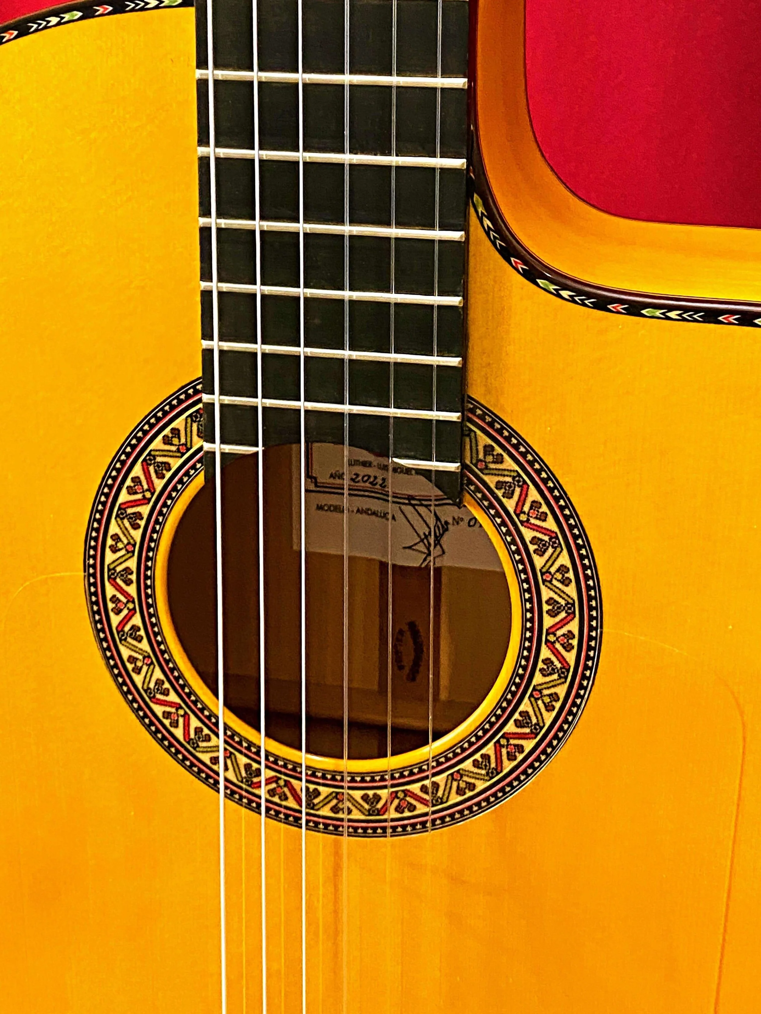 2022 Pedro Maldonado, Andalucia Flamenco cutaway guitar