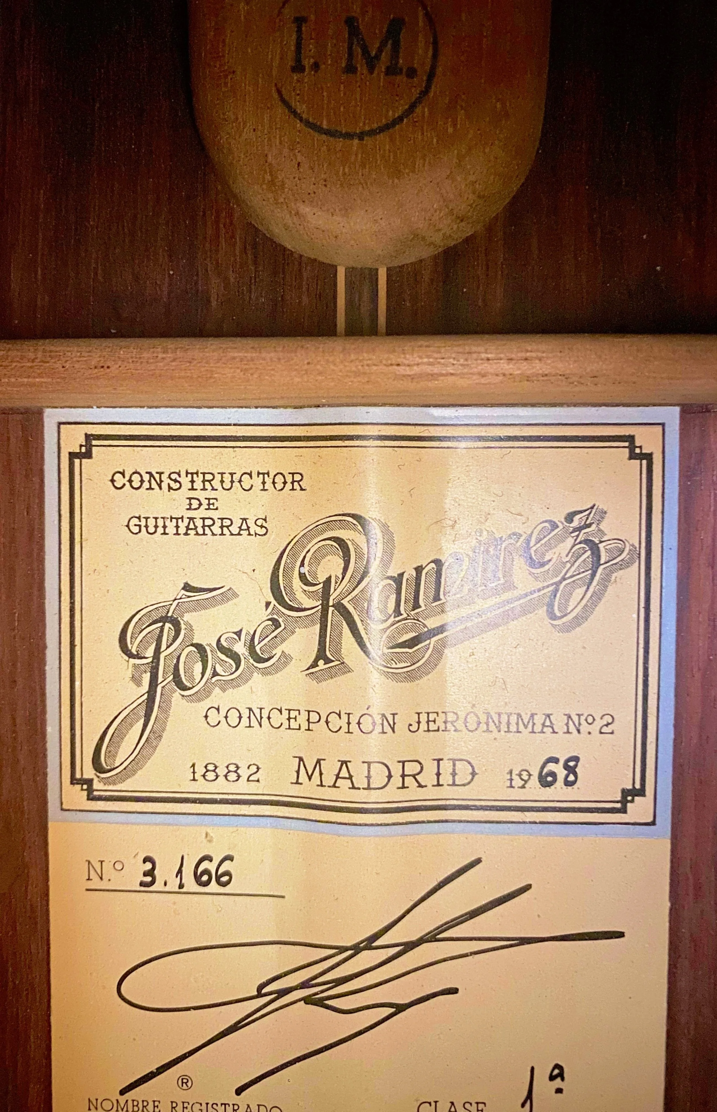 1968 Ramirez 1a Classical Guitar