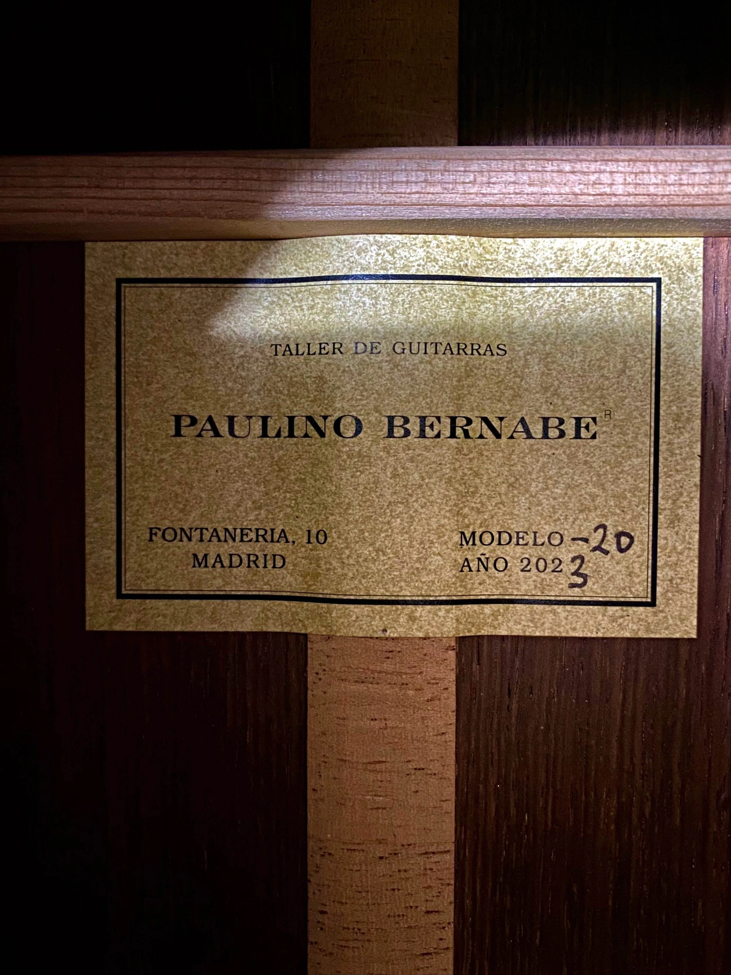 2023 Paulino Bernabe M20 Classical Guitar