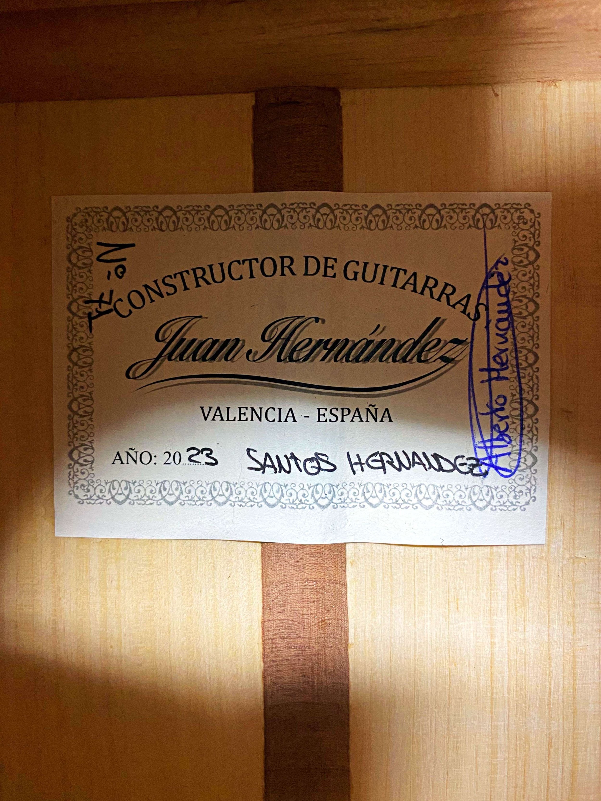 Juan Hernandez Model Santos Hernandez flamenco guitar (71)-lbl1.jpeg