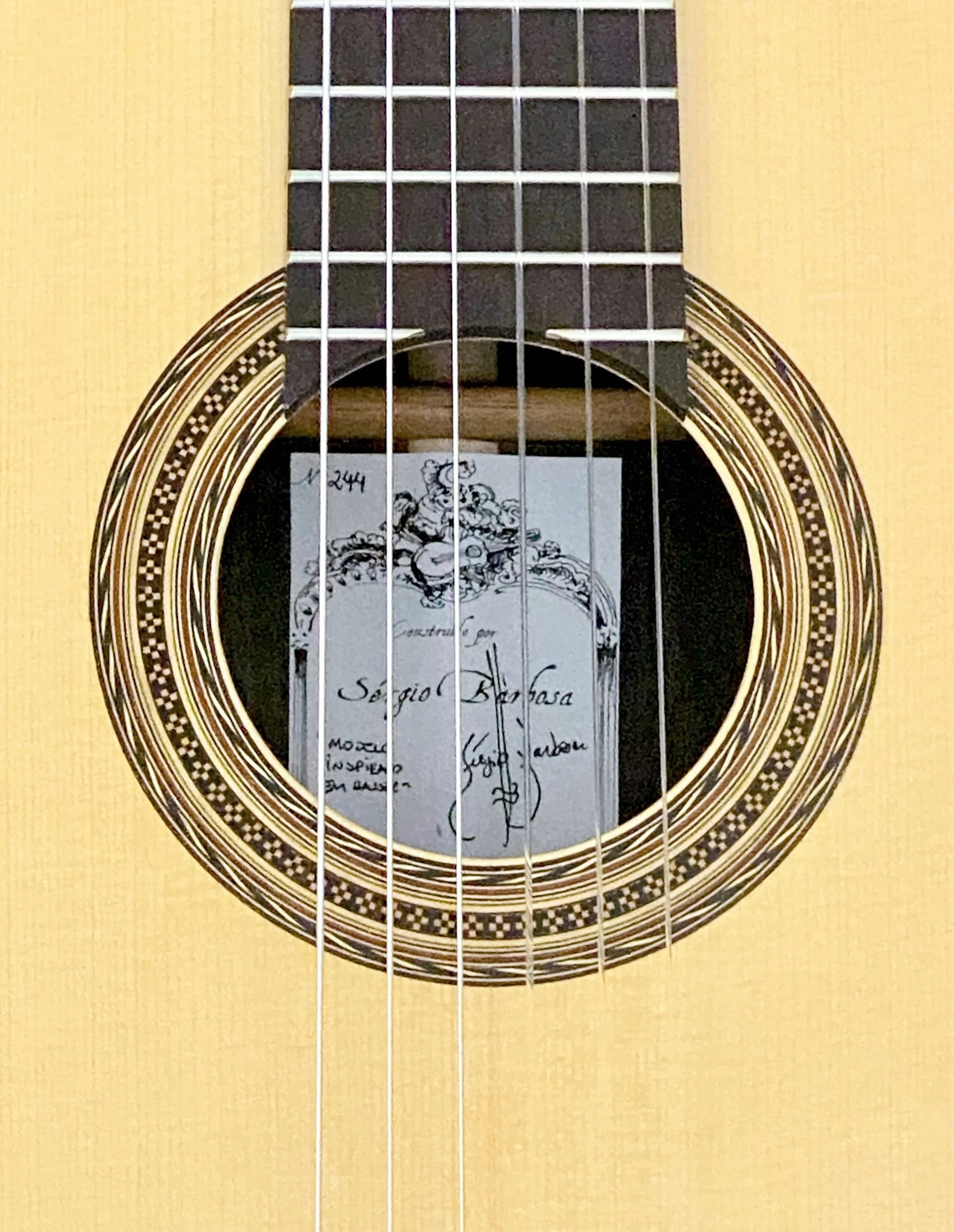 2024 Sergio Barbosa, Mod Hauser, Classical Guitar