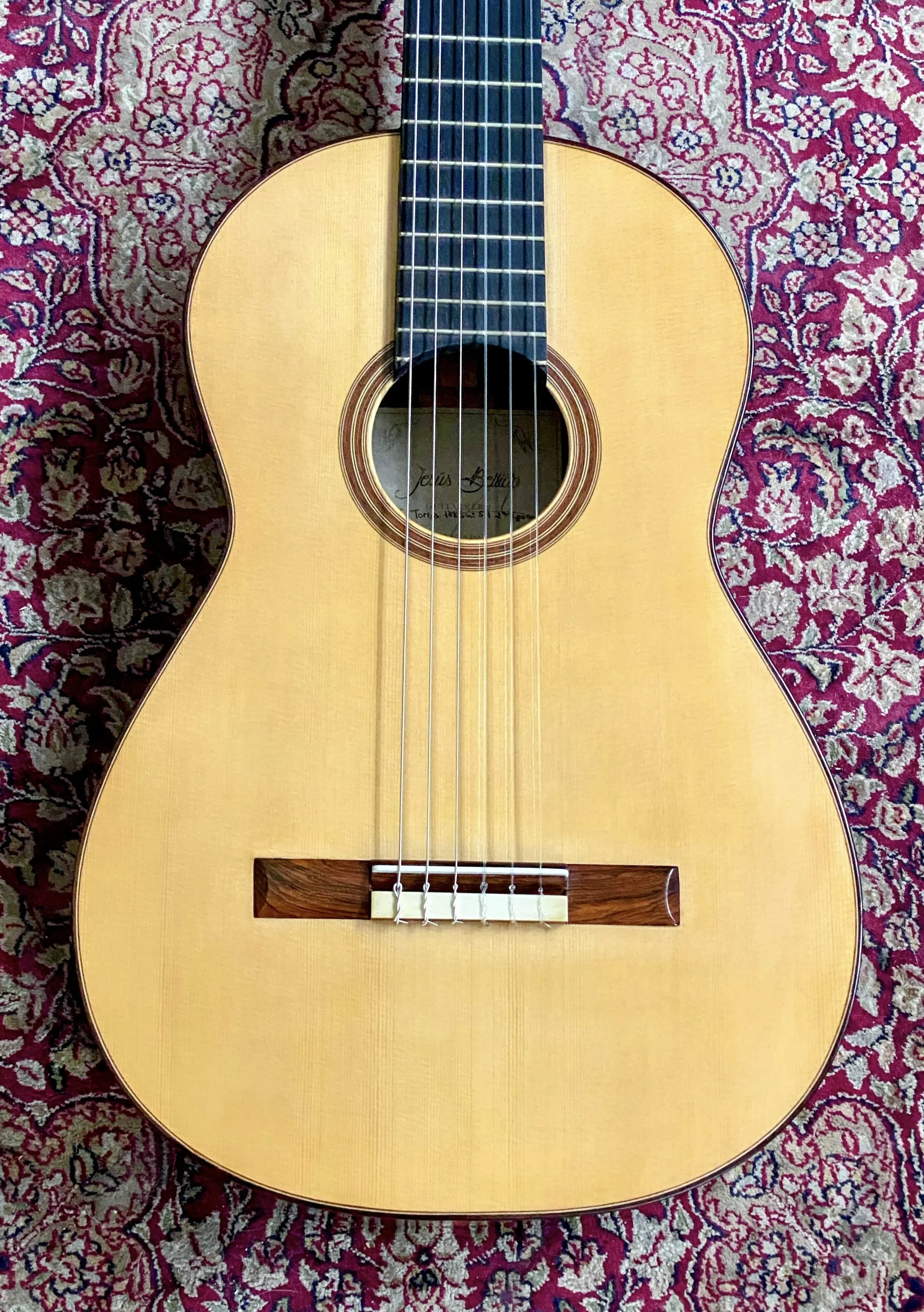 2024 Jesus Bellido, 1883 Torres Model Classical Guitar