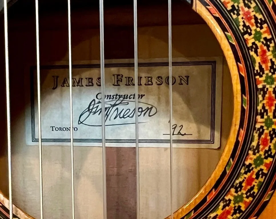 1992 James Frieson flamenco guitar