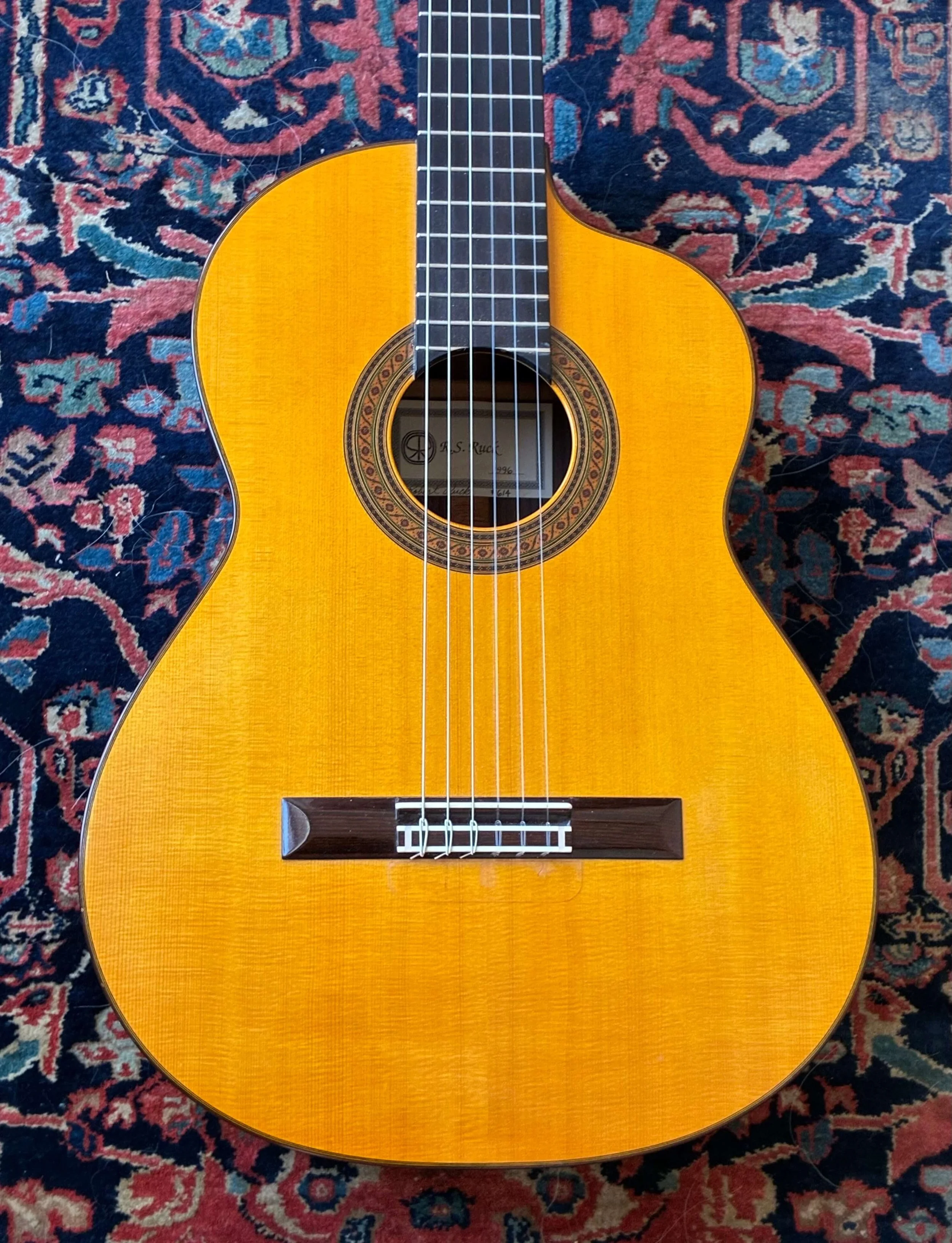 1996 Robert Ruck Cutaway Classical Guitar