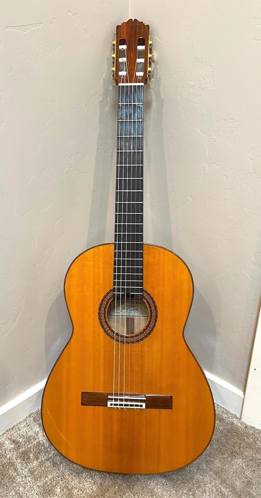1992 James Frieson flamenco guitar
