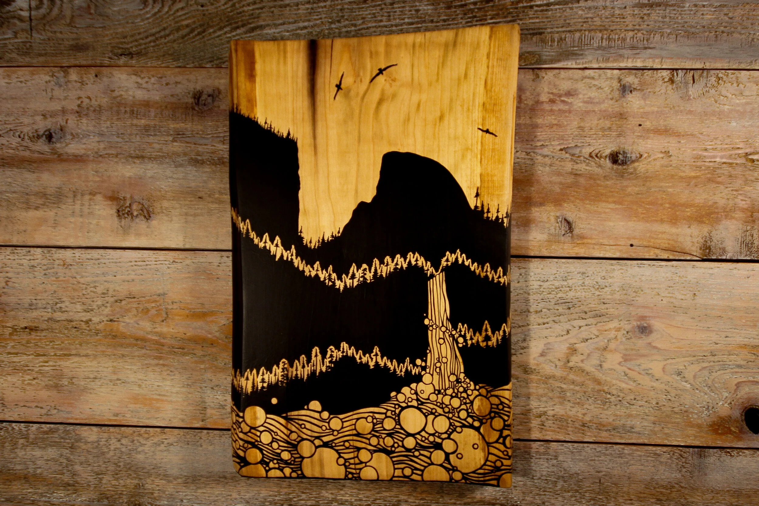 To-to-kon oo-lah (El capitan) and Tis-sa-ack (Half Dome) and Yosemite Falls