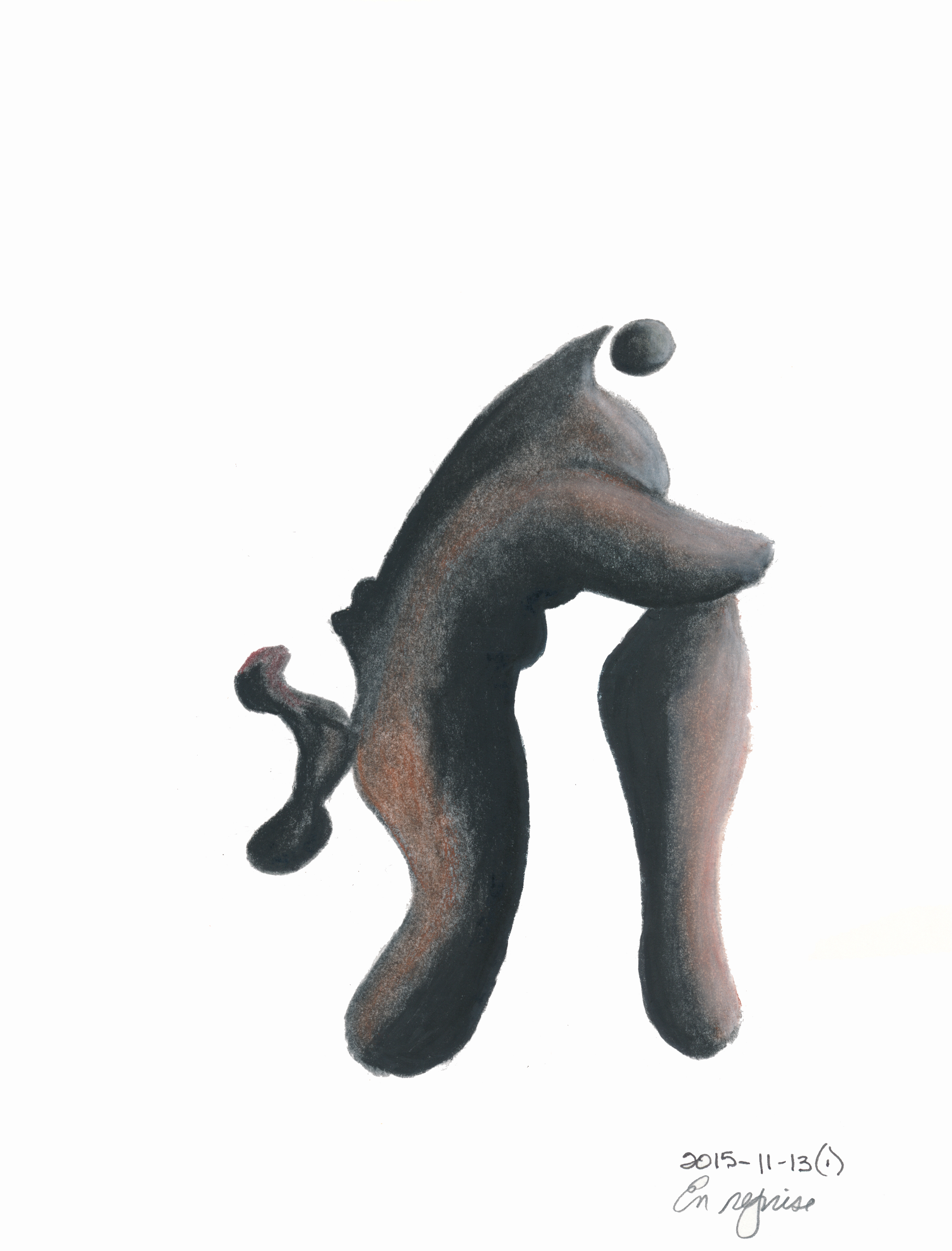 Enlacement sous une lune noire/Embrace under the black moon<br>