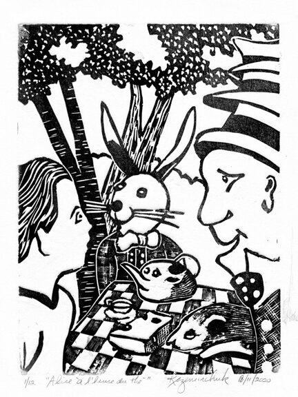 Alice à l'heure du thé