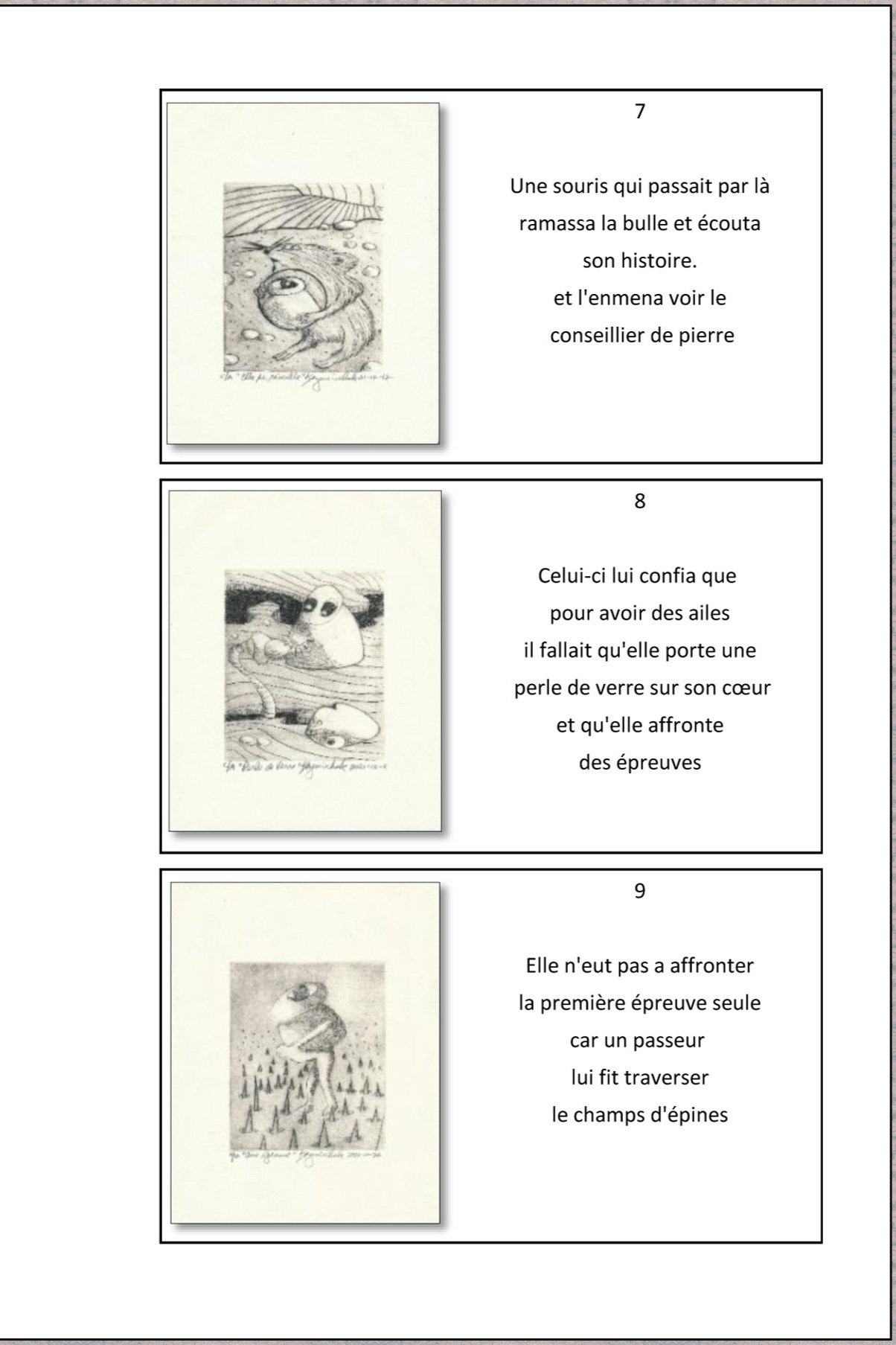 Texte, page 7 à 9