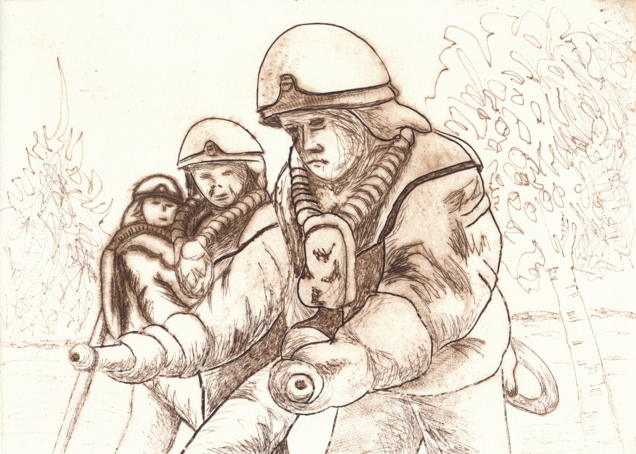 Avant la guerre: un mémorial de Tchernobyl