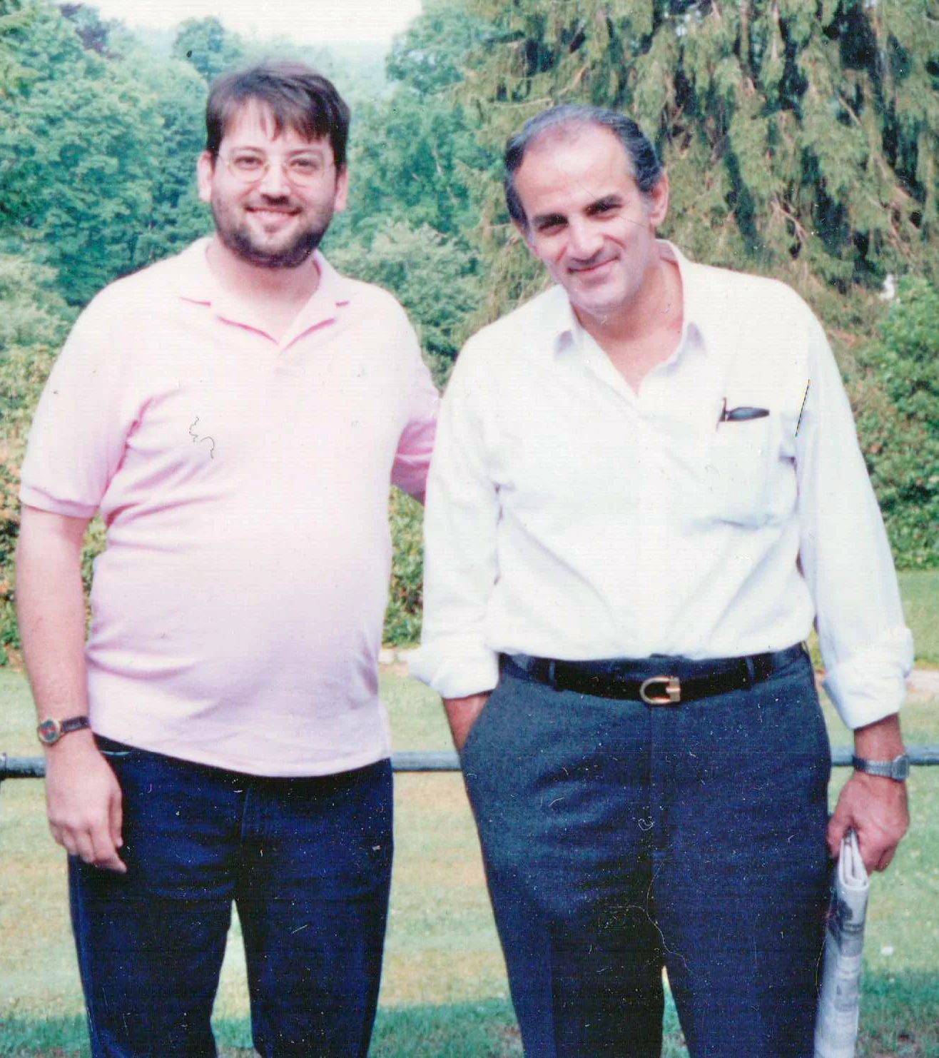 With Erick Friedman, Norfolk Chamber Music Festival, 1993.