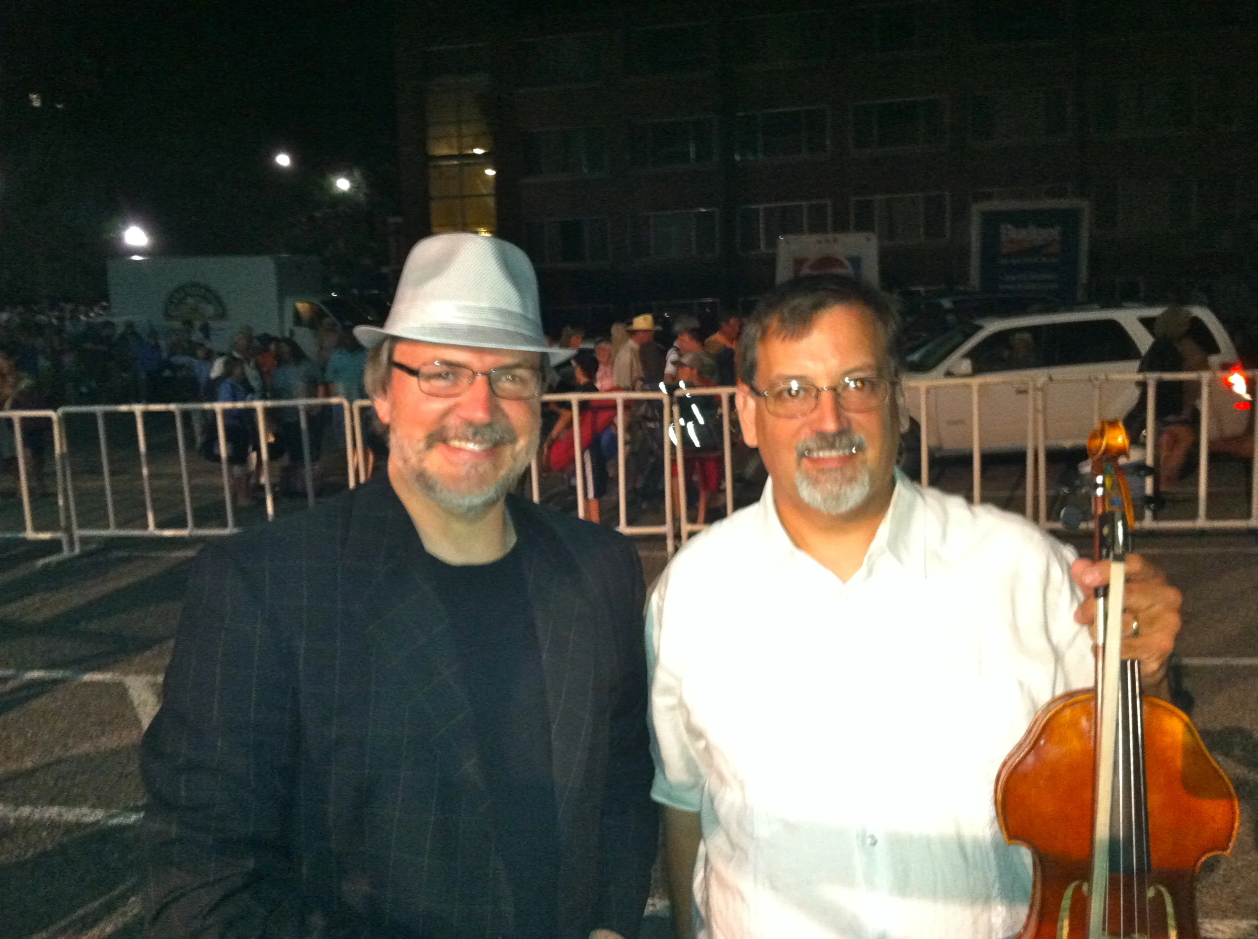 As Principal Violist of the Helena Symphony concert with Mark O'Connor.