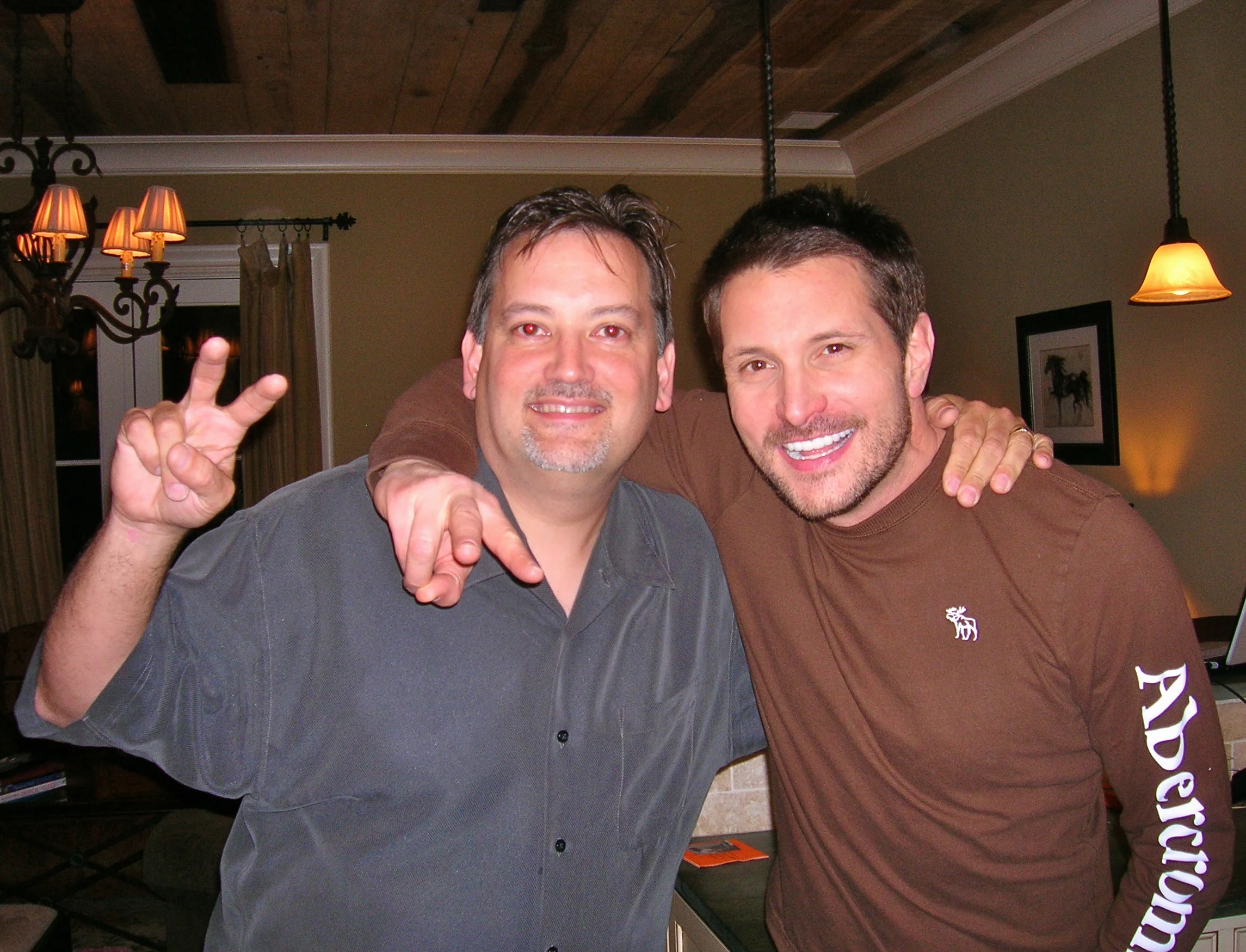 Hanging out with Country-Western star, Ty Herndon, Atlanta, GA. 2008.