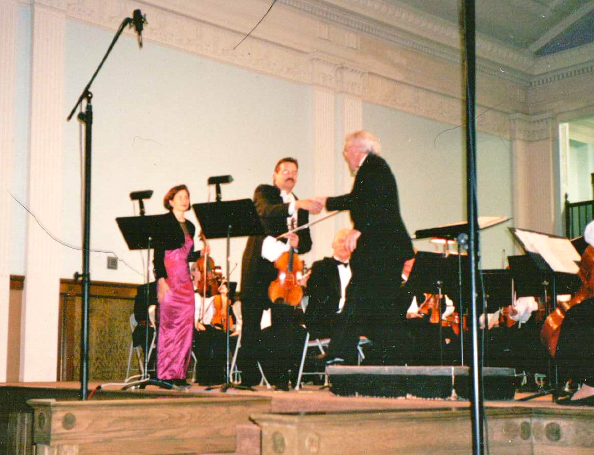 Performance of Mozart' Sinfonia Cocertante, K364.