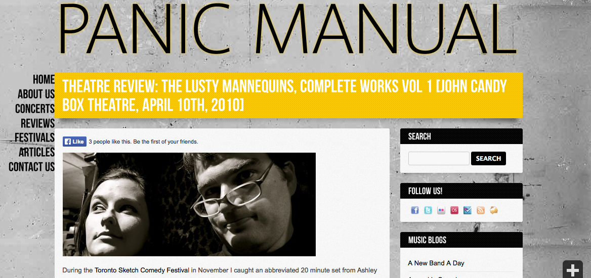 "Panic Manual"