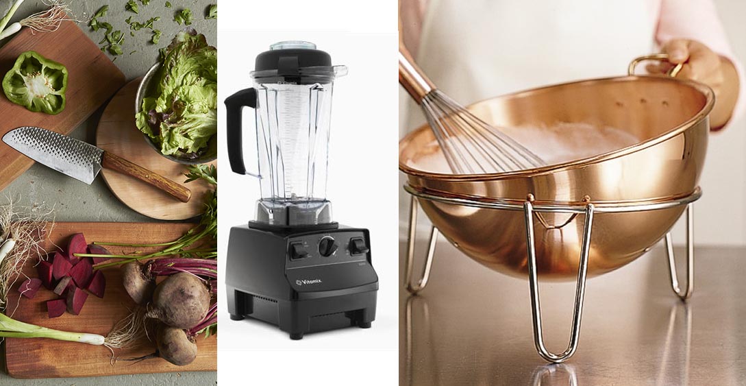 Knife / Vitamix / Copper Bowl