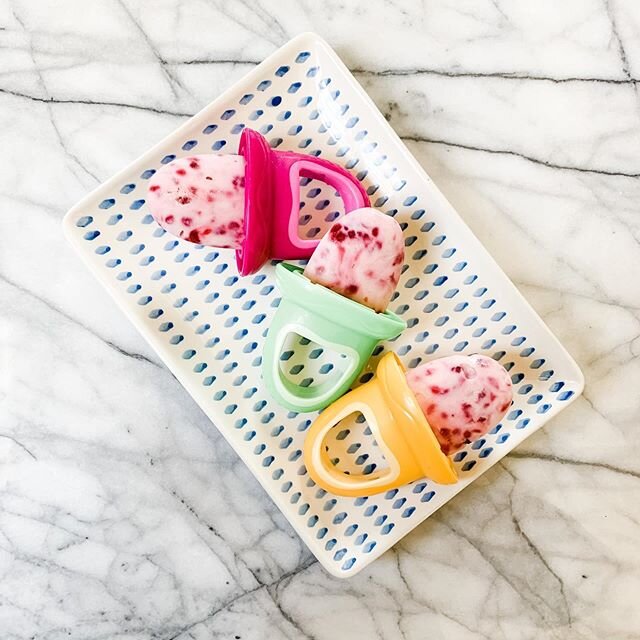 What&rsquo;s everyone doing for the weirdest start to summer ever this weekend? We&rsquo;re spending a lot of time outside and whipping up another batch of these yogurt popsicles. No yogurt on hand? I also love making these from leftover smoothies!

