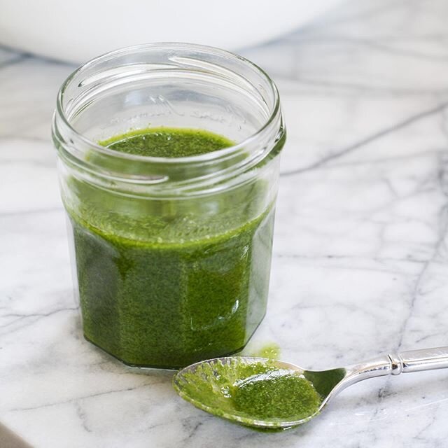 Heading to the grocery store today? Grab some basil if you see it. Tomorrow I&rsquo;m sharing my favorite summer salad dressing in a quick how-to video. Happy Sunday!