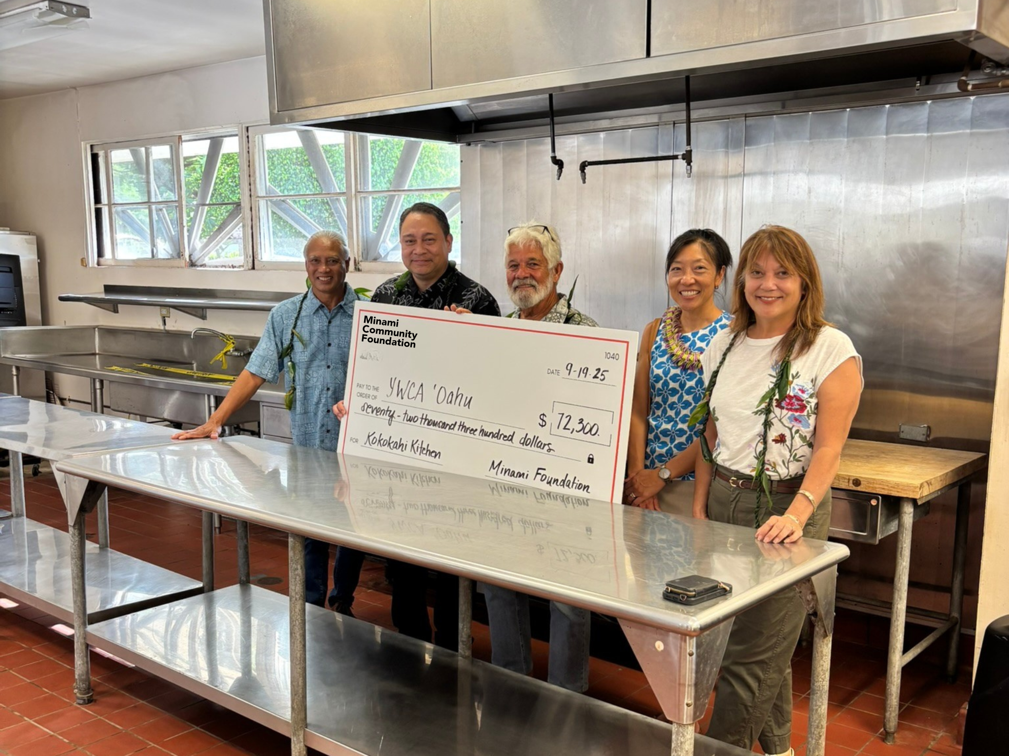 YWCA O‘ahu Awarded $72K by Minami Community Foundation to Transform Commercial Kitchen at Kokokahi Campus