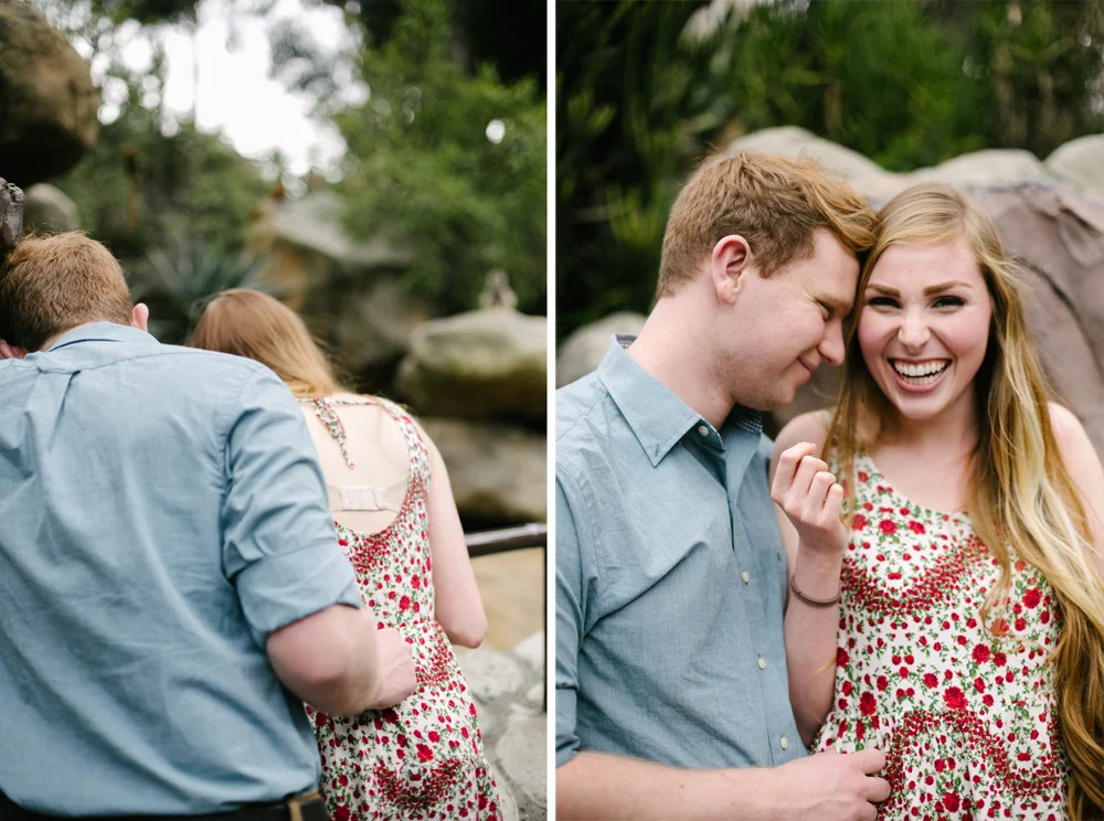 los angeles zoo engagement photos