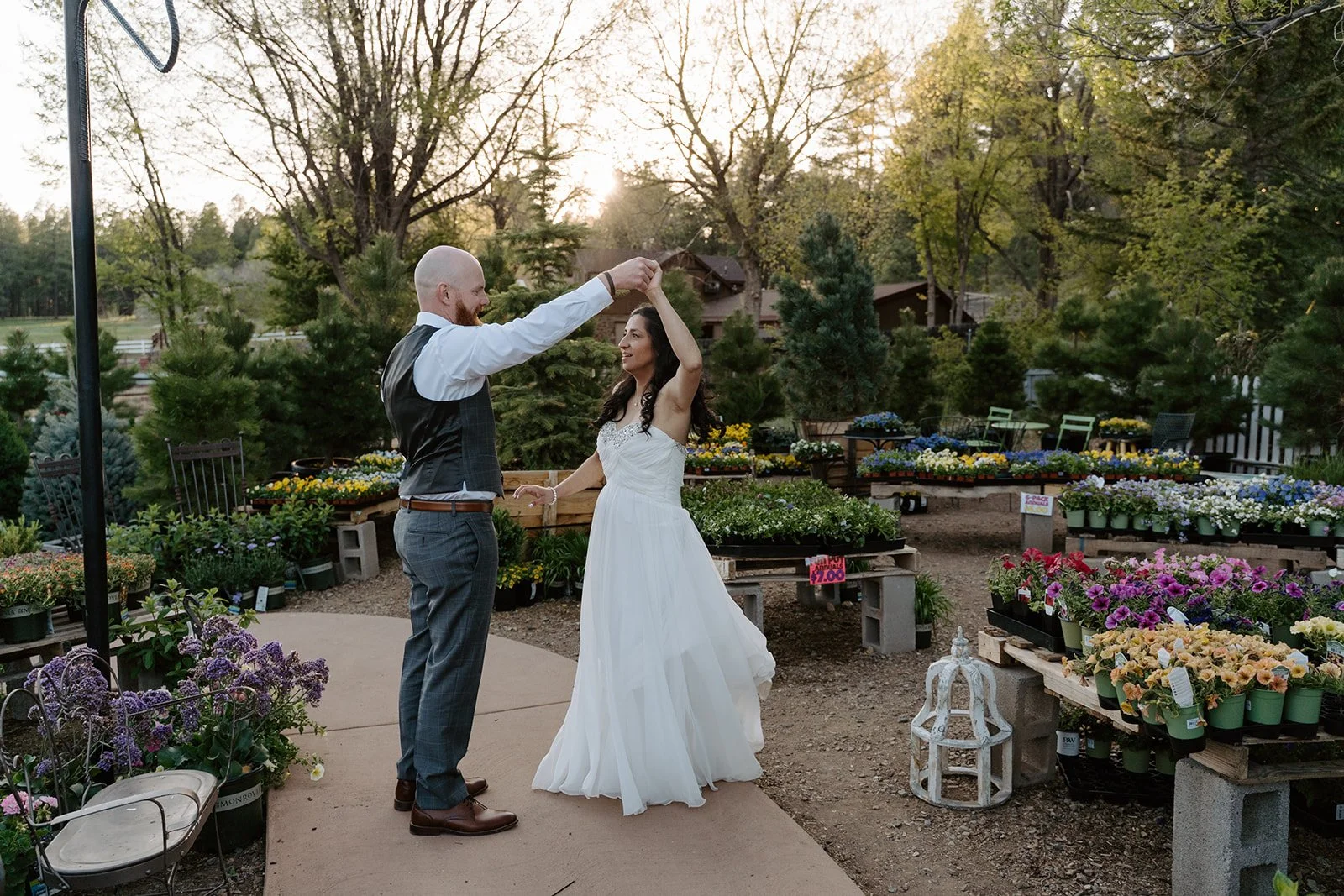 The Gardens at Viola’s Flagstaff Wedding | Celia + Jesse