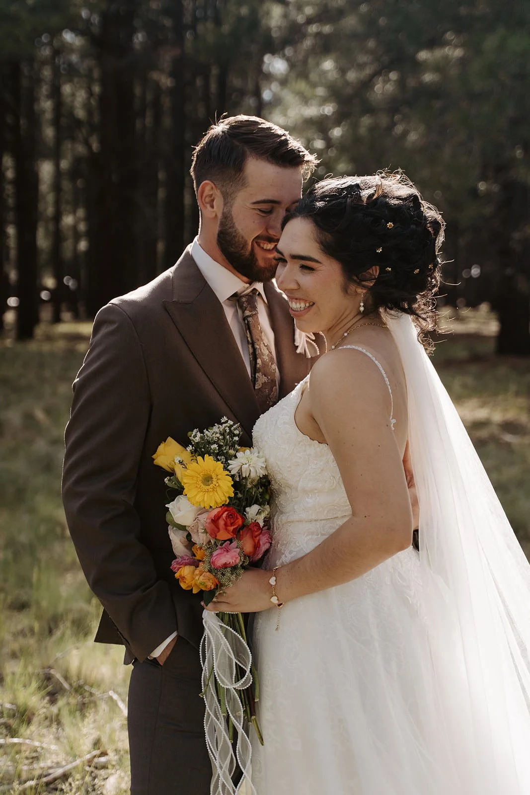Arizona Nordic Village Flagstaff Wedding | Mireya and Zander 