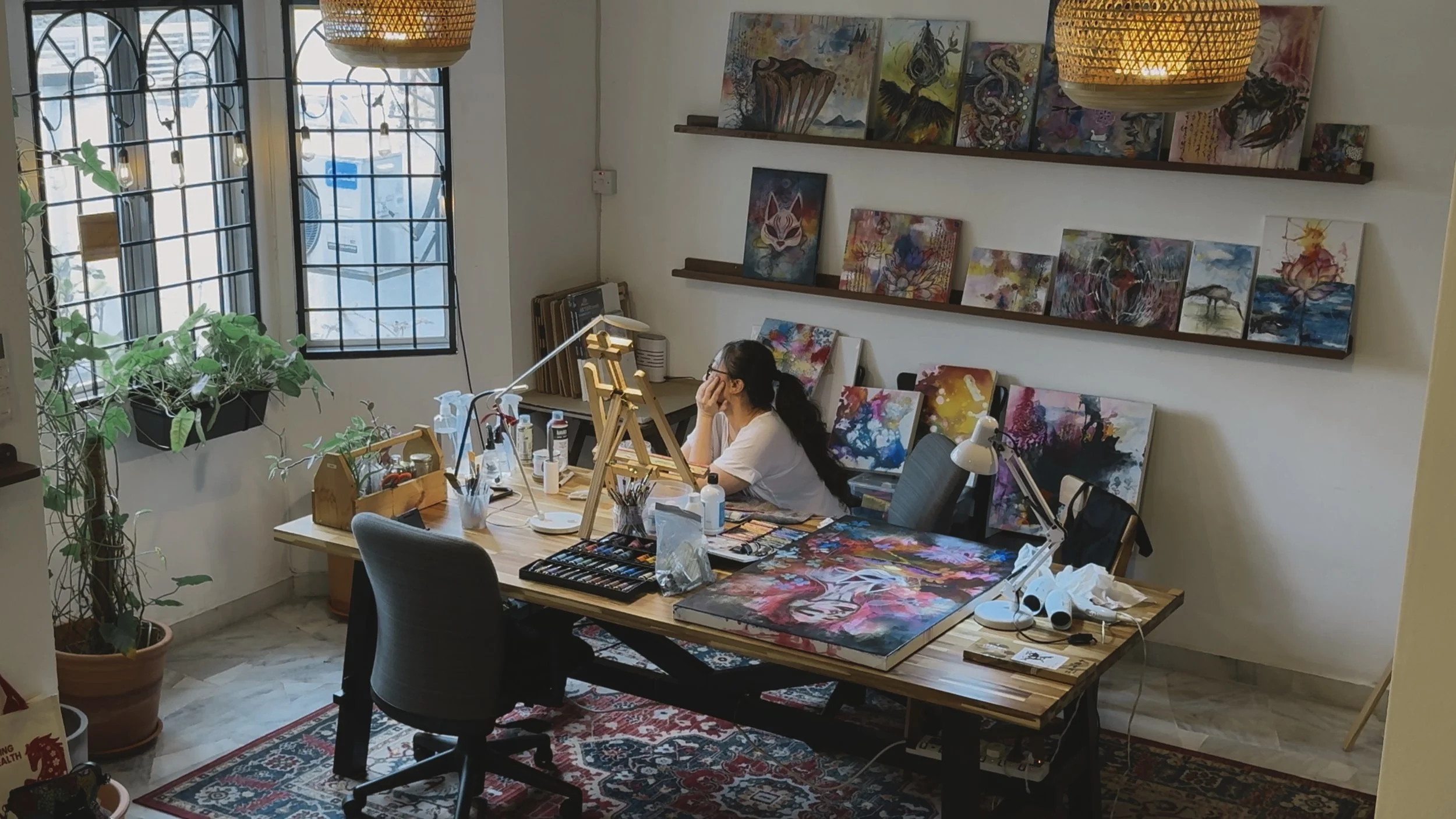 In The Intuitive Art Hideaway Studio