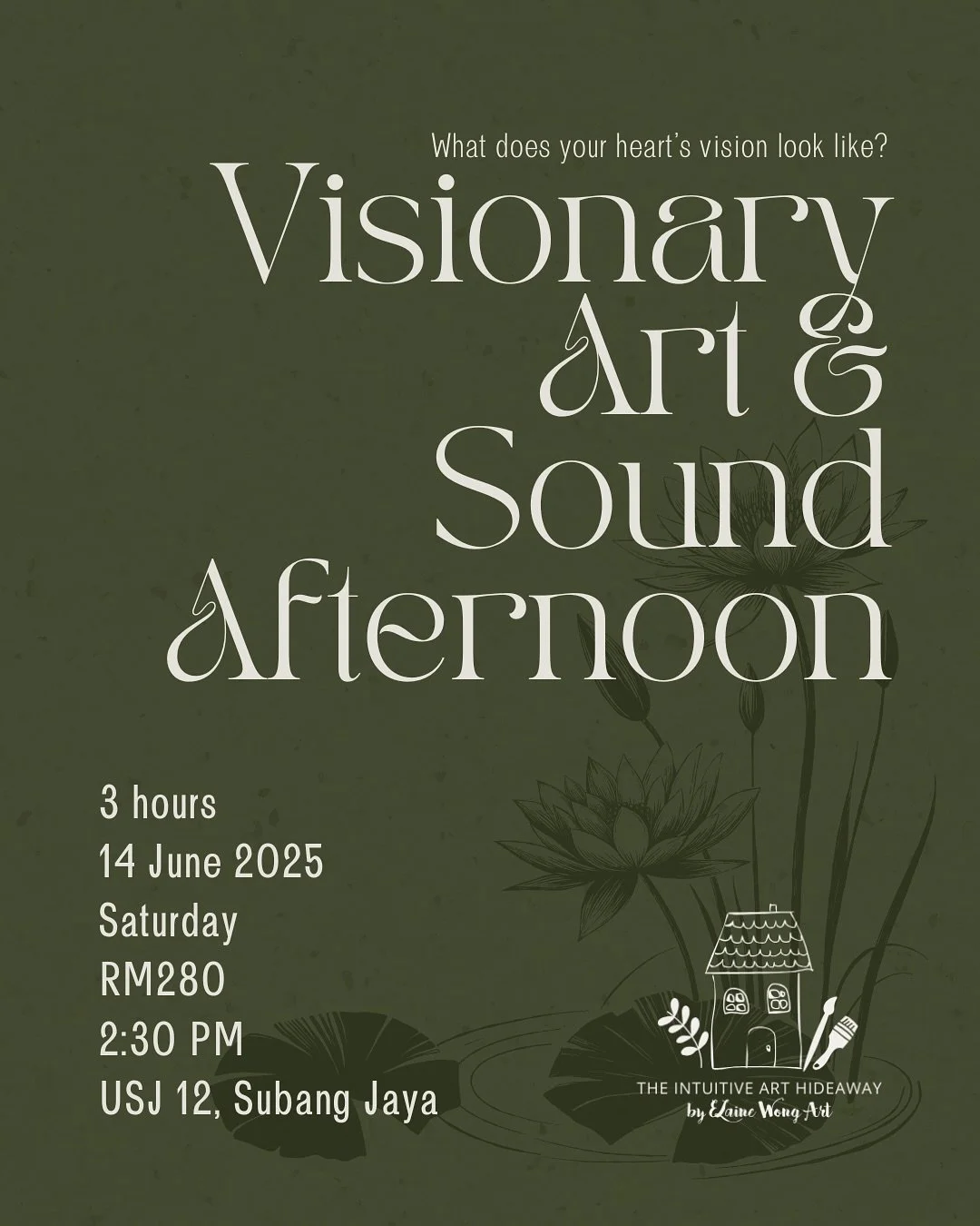 Come spend a cozy afternoon with us!
We’re gathering just 6 people for a gentle 3-hour experience of sound healing and painting in Elaine’s warm home studio space. In this small, intimate group, you’ll have plenty of room to explor