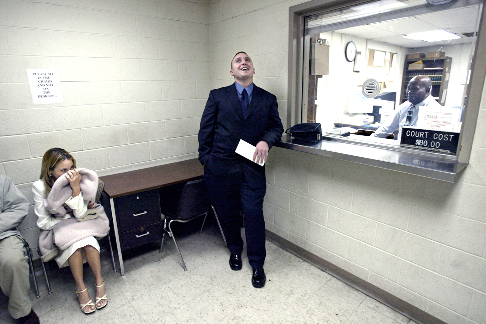 North Carolina: He is a Marine and is getting married with his girlfriend just before going to the war in Iraq.