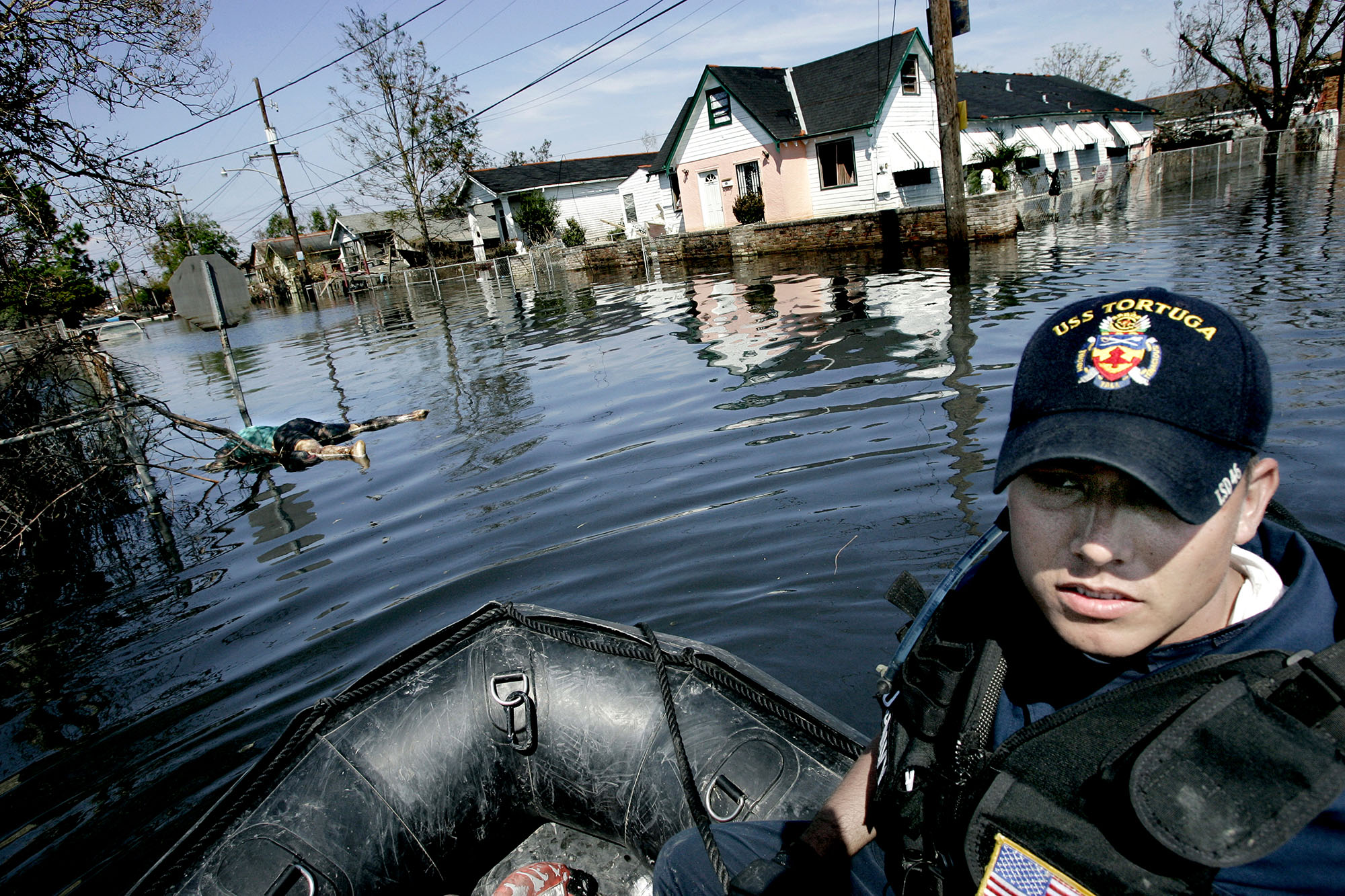 Lower Ninth Ward was one of the hardest hit neighborhoods with over 1,000 deaths.