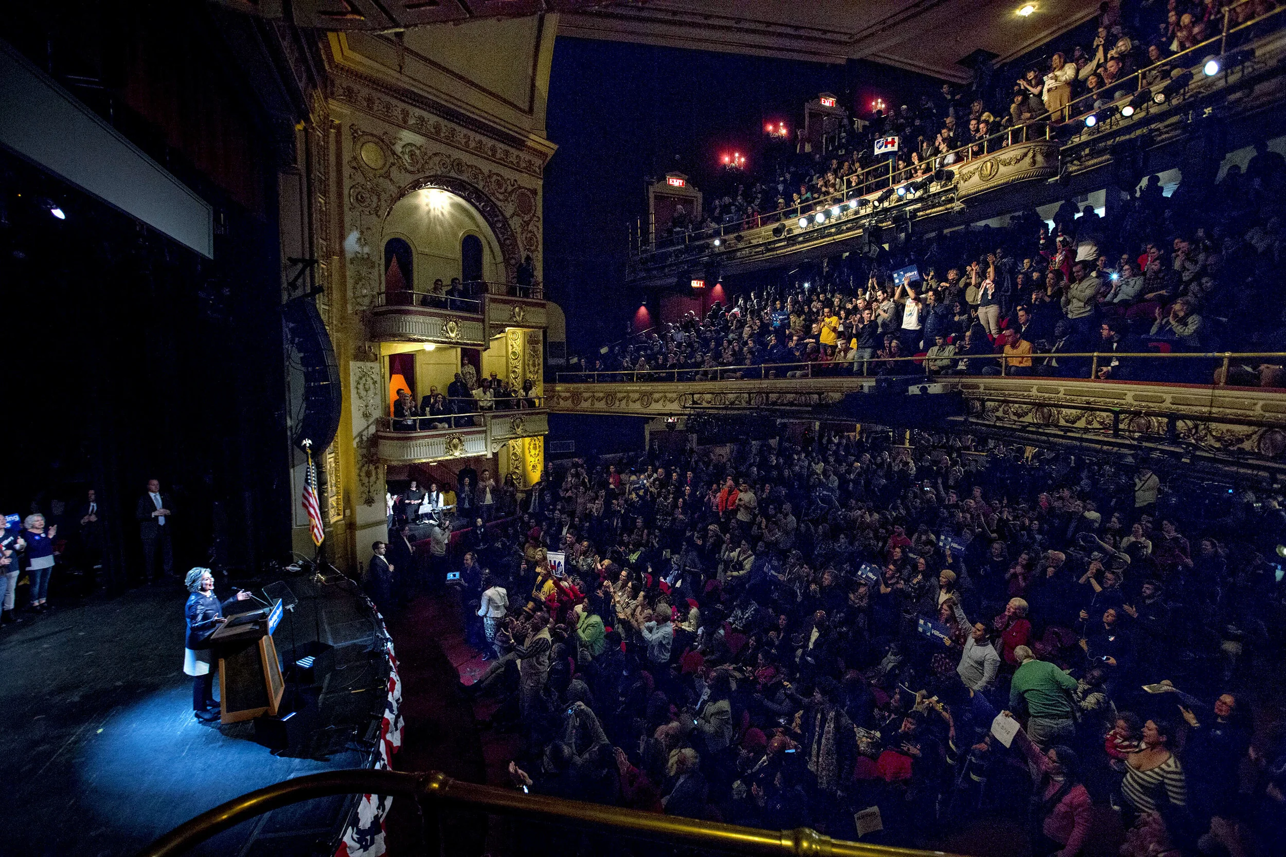Hillary Clinton på Apollo Theatre