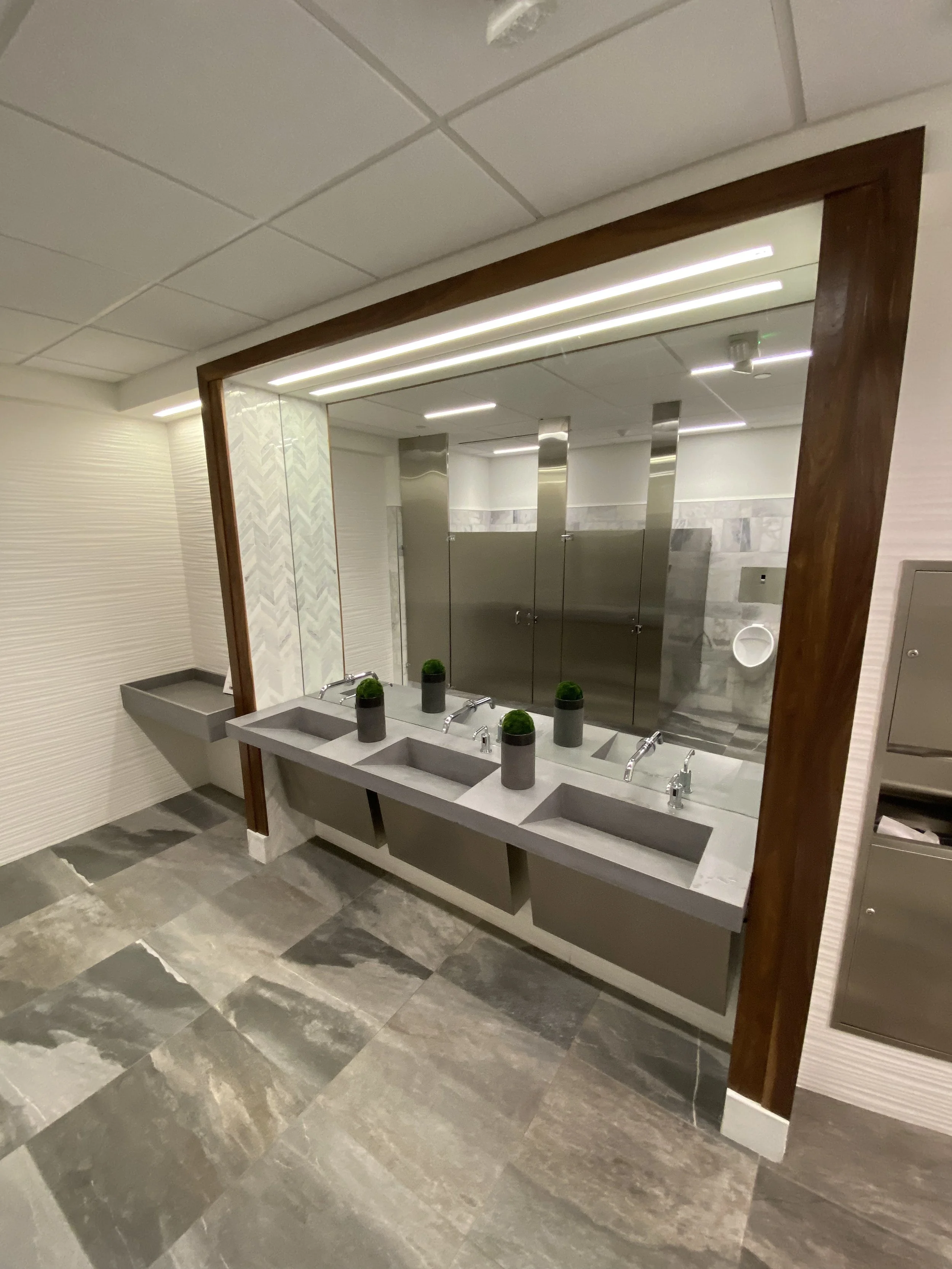 Corporate Offices Restrooms — WERMERS DESIGN & ARCHITECTURE
