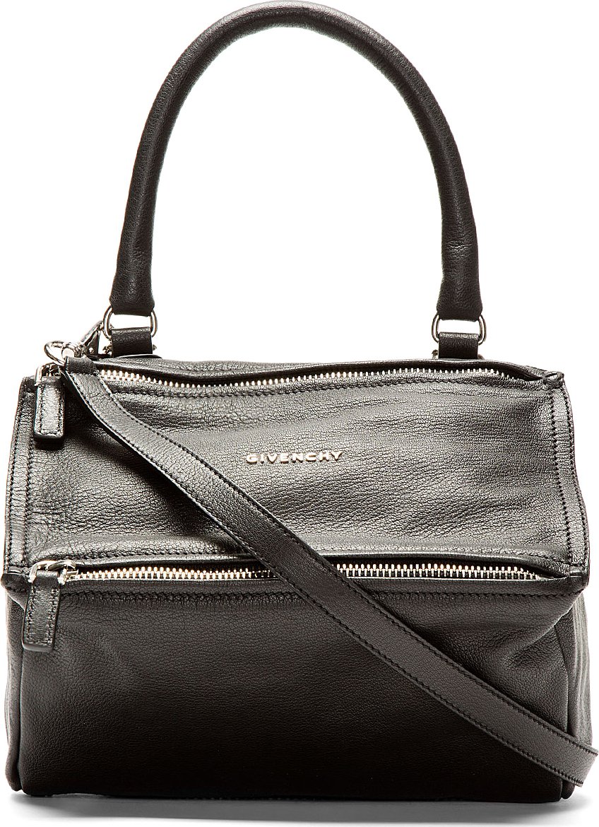 Givenchy Black Leather Pandora Sugar Small Shoulder Bag