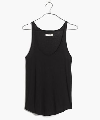 WoahStyle.com | Madewell Perfect Layering basic black tank