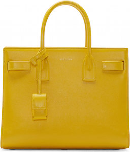 Saint Laurent  Yellow Box Laque Sac du Jour Bag 