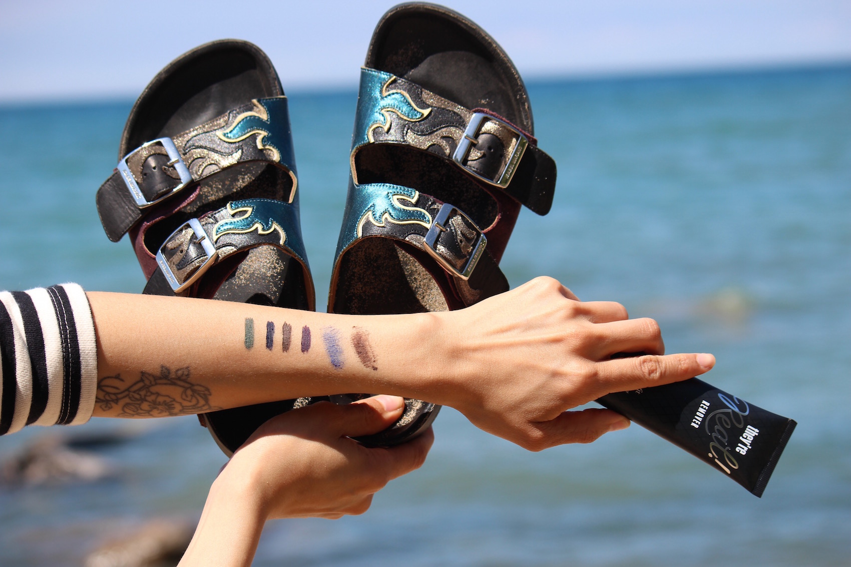 The new Benefit They're Real! collection matches my Isabel Marant sandals! I had to share! 