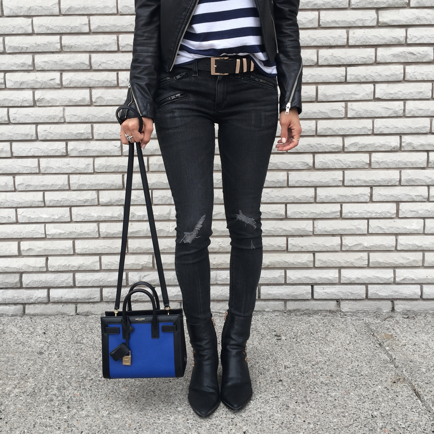 suede black skirt uterqüe ankle boots denim jacket louis vuitton bag street style  outfit 20199 – BeSugarandSpice – Fashion Blog