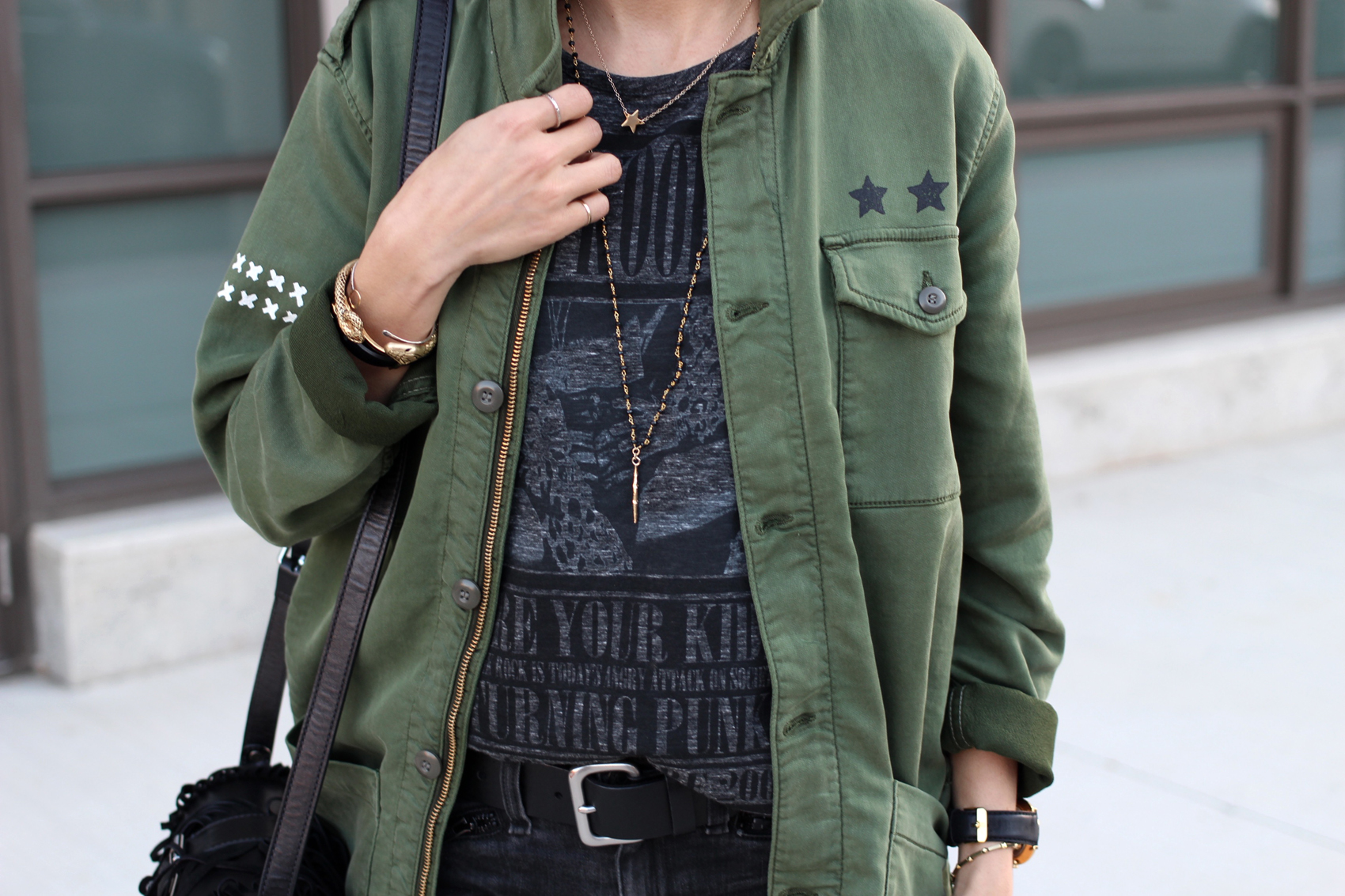 WoahStyle.com-Glam-Grunge-Mother-Denim-utility-jacket-rag-and-bone-distressed-skinny-jeans-Isabel-marant-angie-boots-the-koolples-fringe-bag-tshirt-street-style-toronto-ootd_7389.jpg
